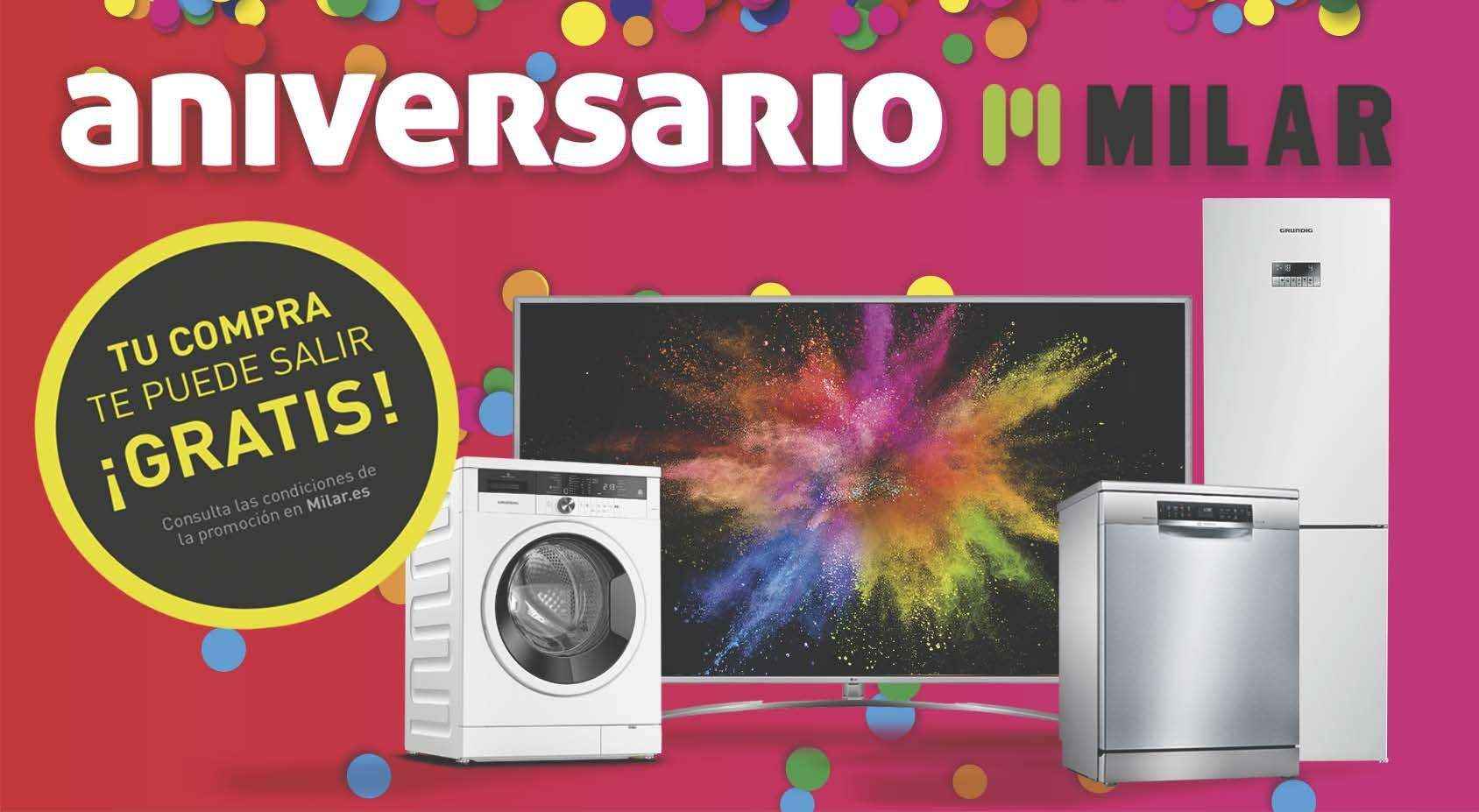 Milar celebra su aniversario sorteando compras gratis