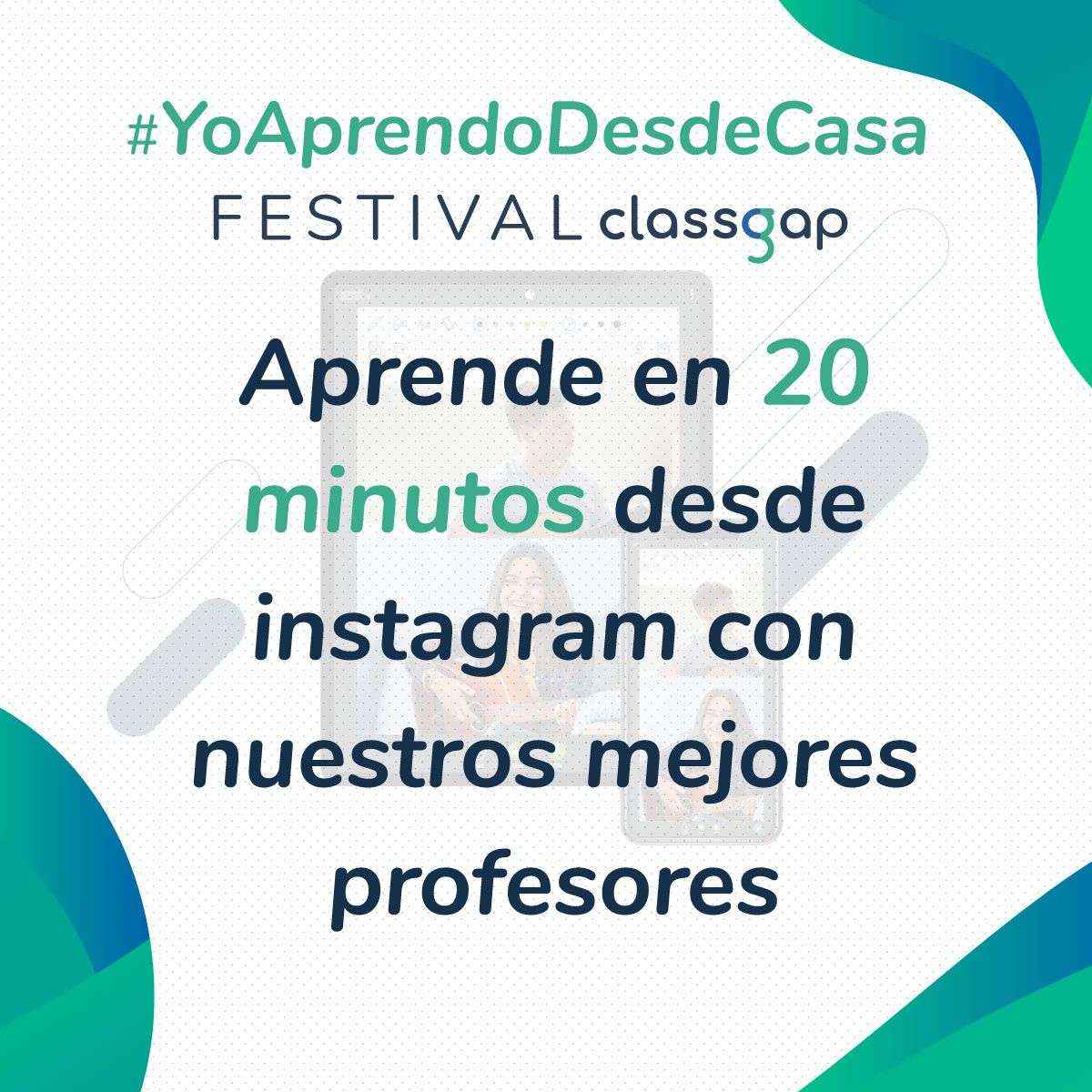 Clases online gratuitas de 25 minutos en Instagram cada jueves de cuarentena