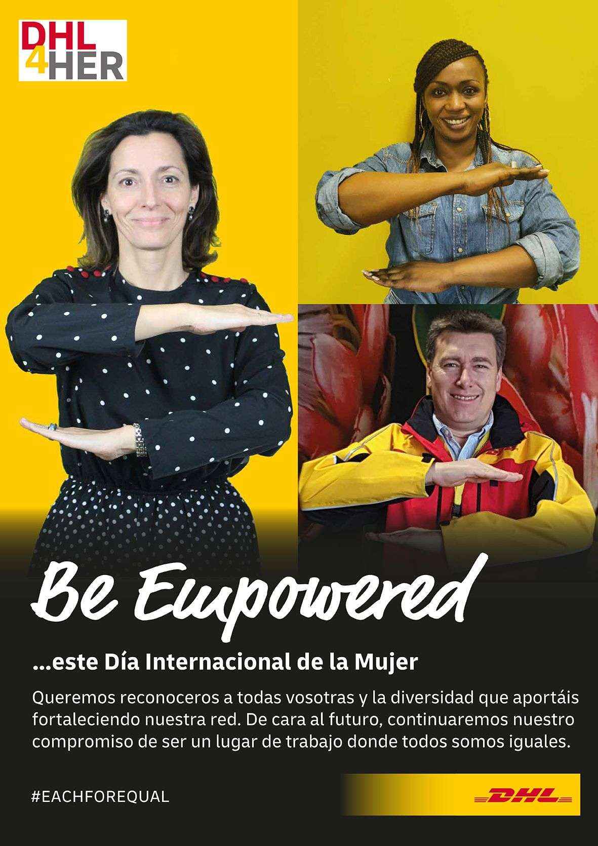 DHL Express impulsa su programa de igualdad DHL4HER y conmemora el Día Internacional de la Mujer