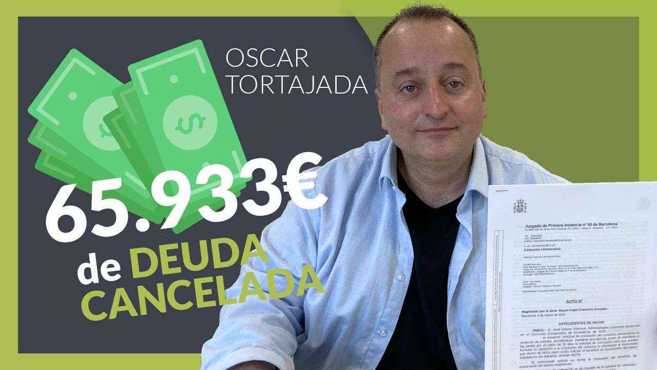 Repara tu Deuda abogados cancela 65.933 € con 16 bancos y Hacienda con la Ley de la Segunda Oportunidad