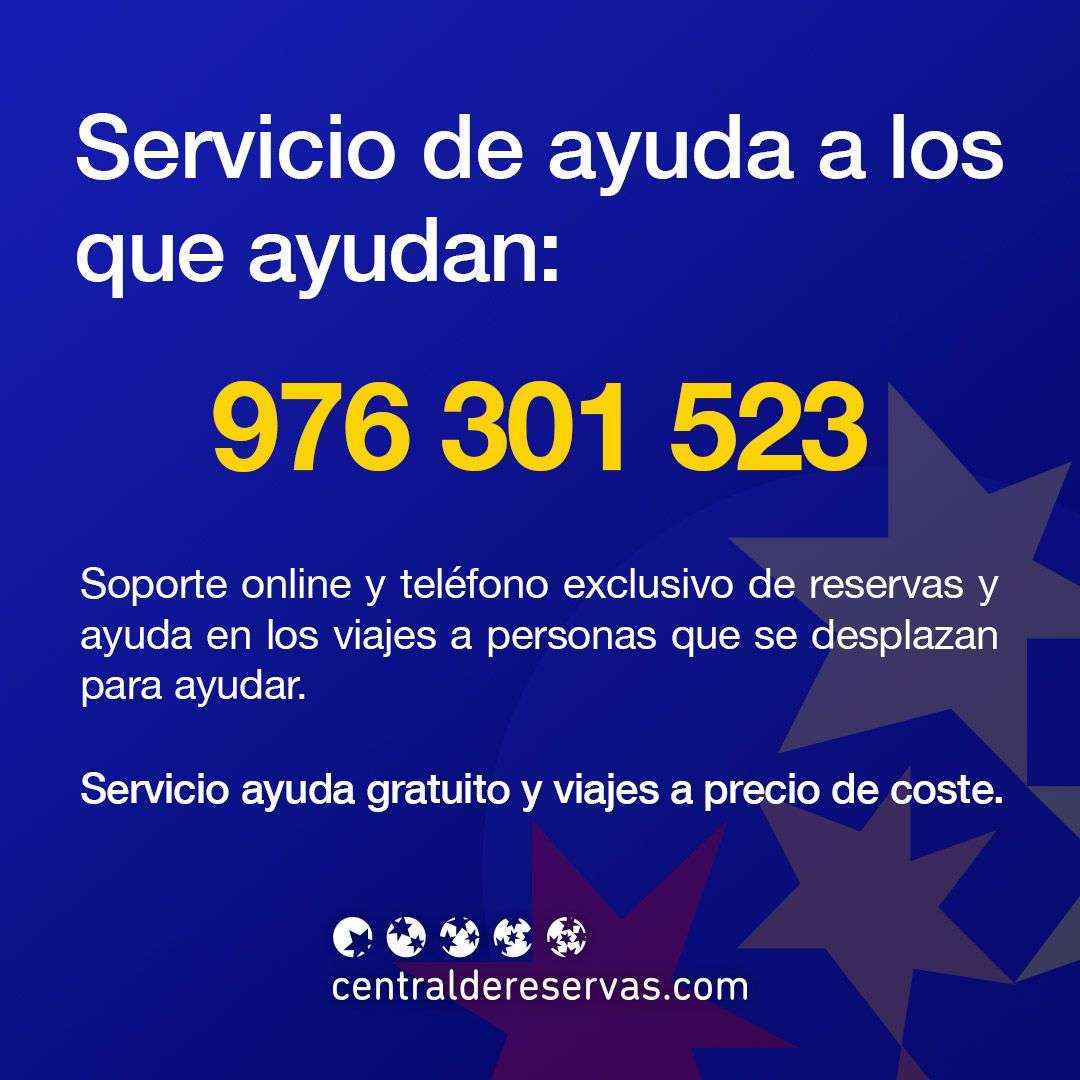 Servicio de ayuda a los que ayudan de Centraldereservas.com