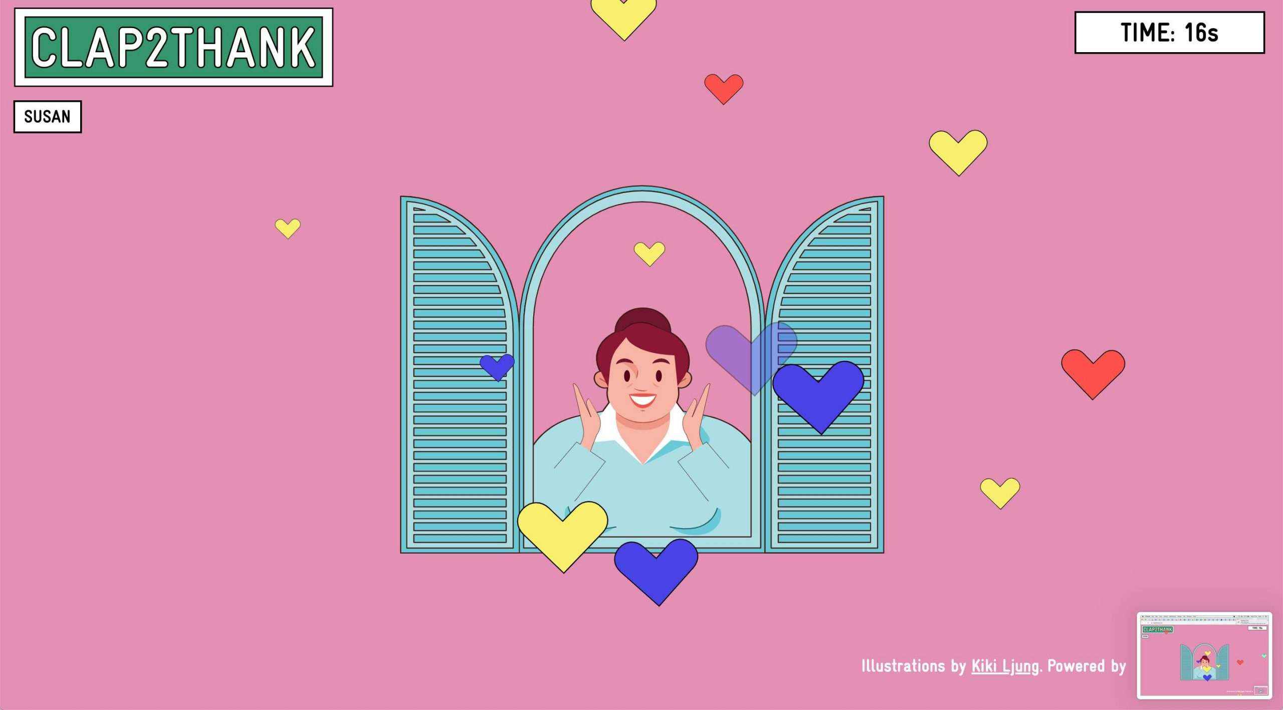 Clap2thank, el juego interactivo que ‘escucha’ los aplausos de agradecimiento a los sanitarios