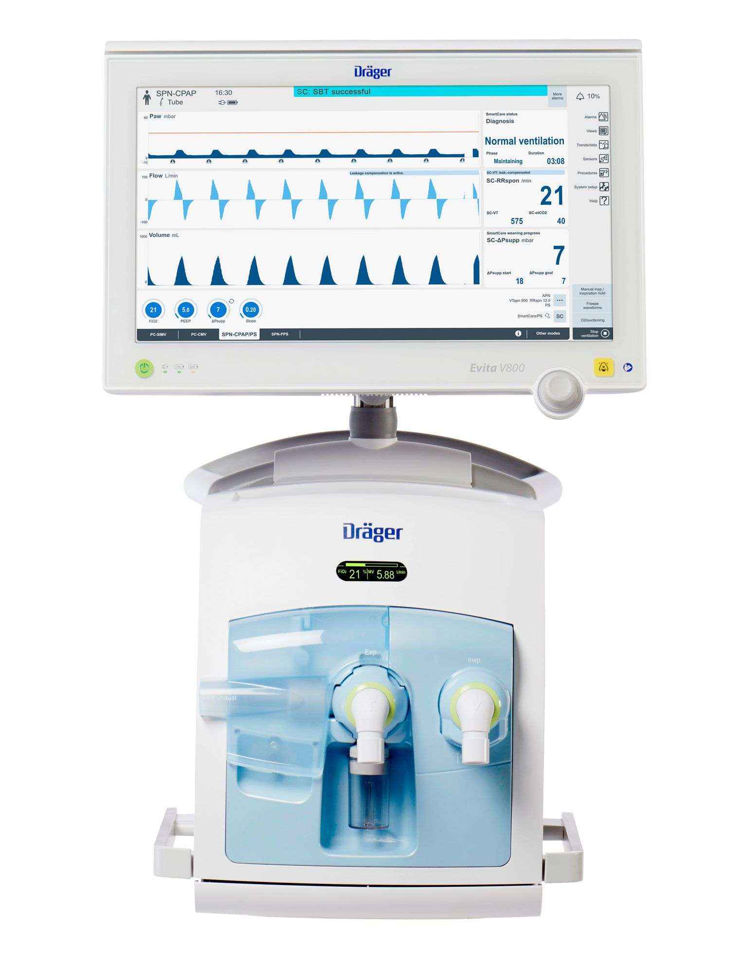 Dräger instala en hospitales españoles el respirador con la protección pulmonar más avanzada del mercado