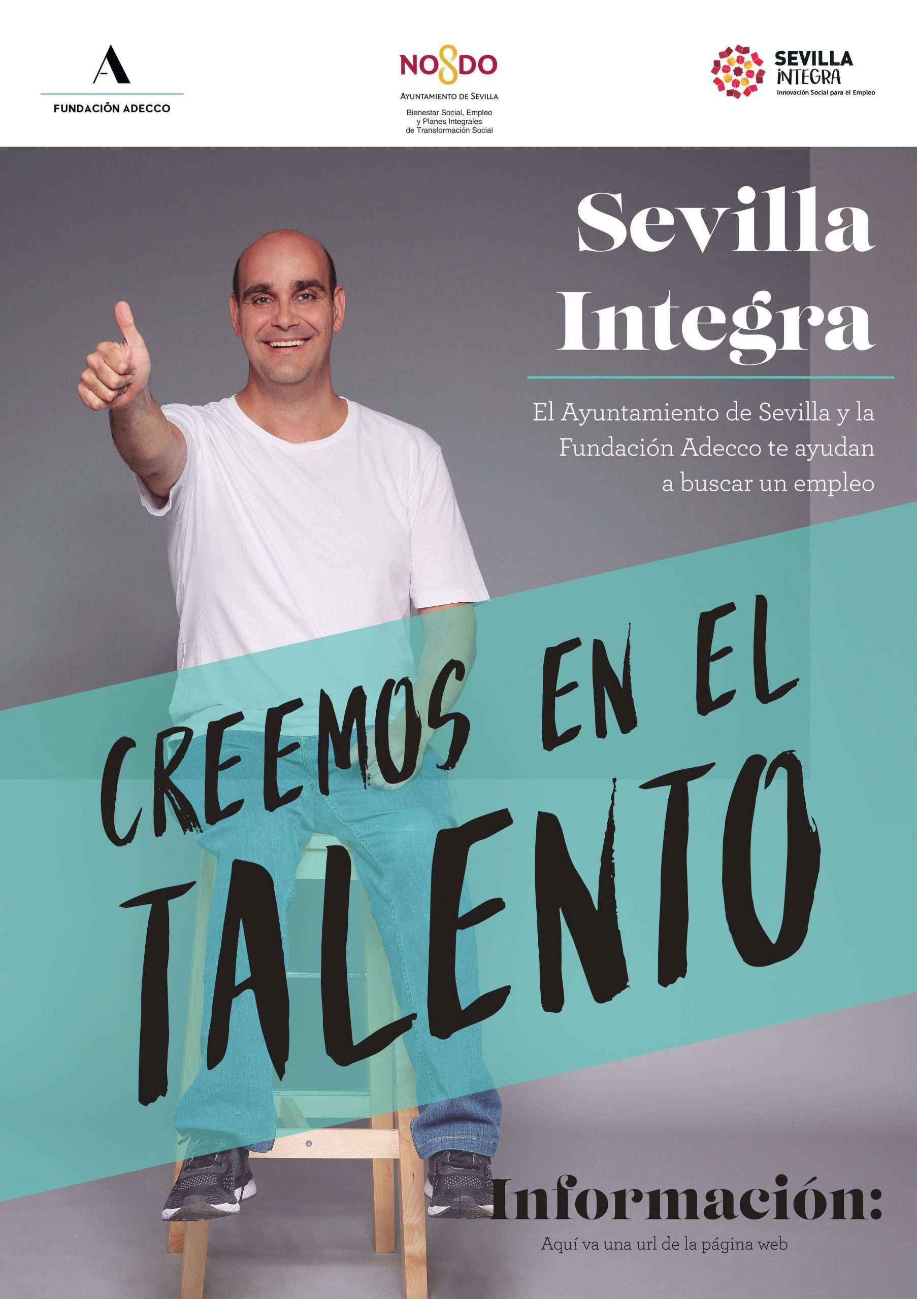Los beneficiarios desempleados del Proyecto Sevilla Integra siguen recibiendo orientación de F. Adecco