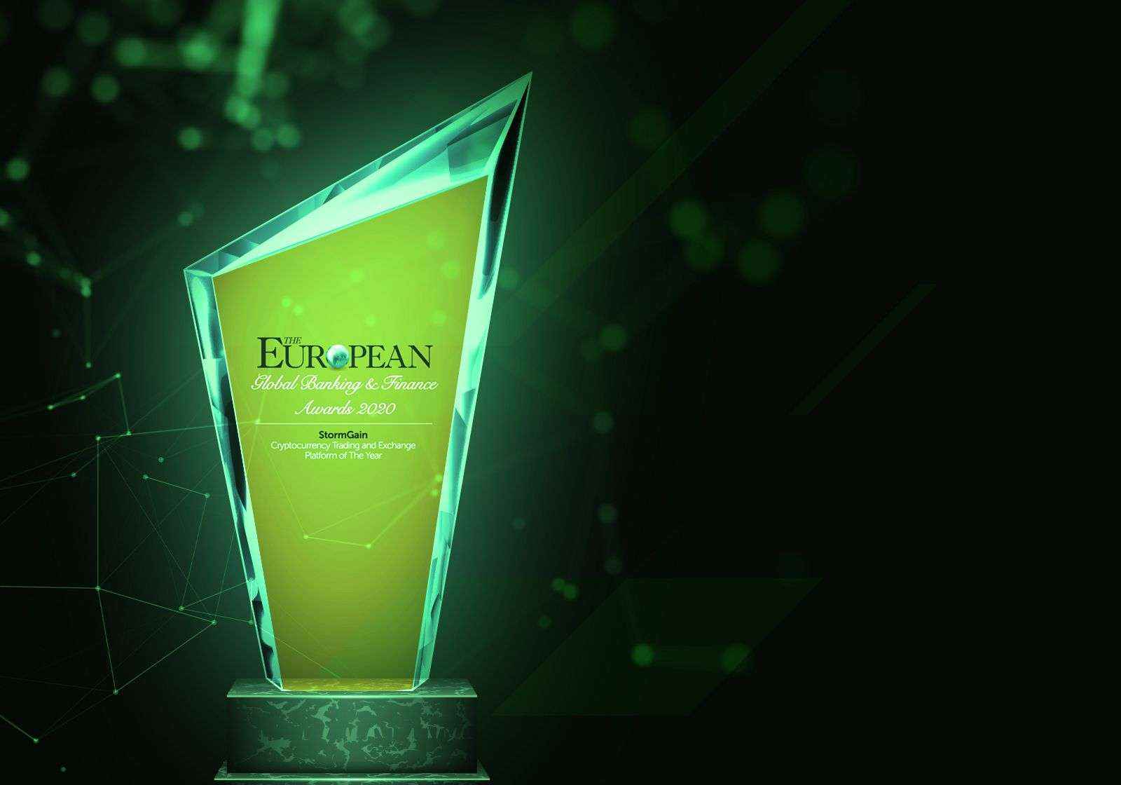 StormGain nombrada ‘Plataforma de Trading y Exchange del Año’ por The European