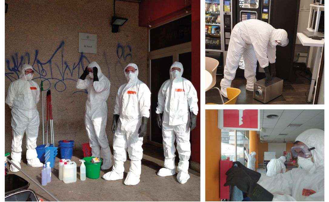 Tot Net continúa su labor de higiene y desinfección para frenar la propagación del Coronavirus