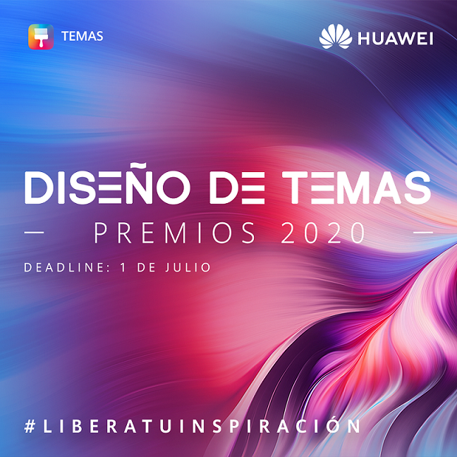 Huawei abre un año más la convocatoria a su Concurso Global de Diseño de Temas para smartphone y smartwatch