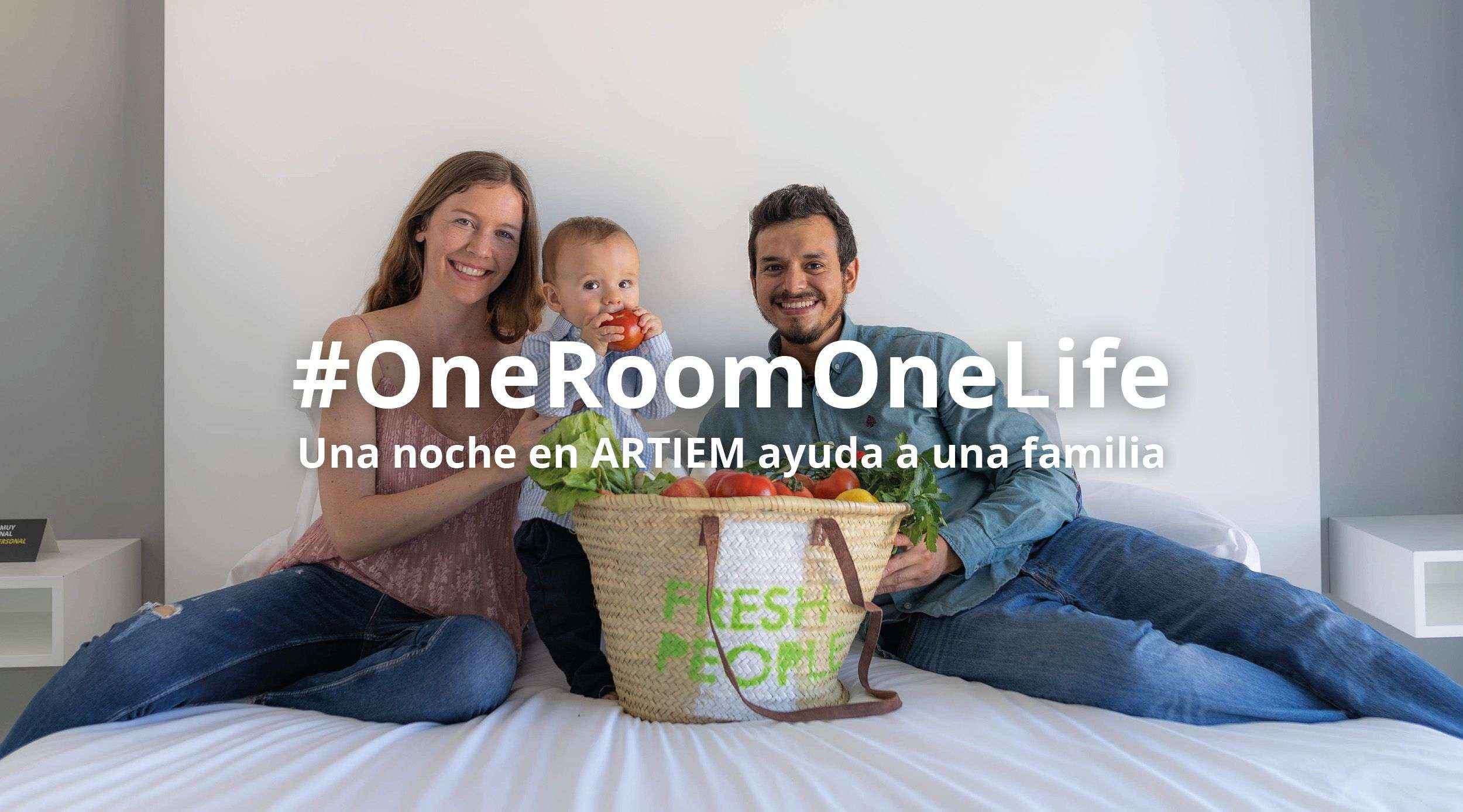 #OneRoomOneLife, una noche en ARTIEM ayuda a una familia