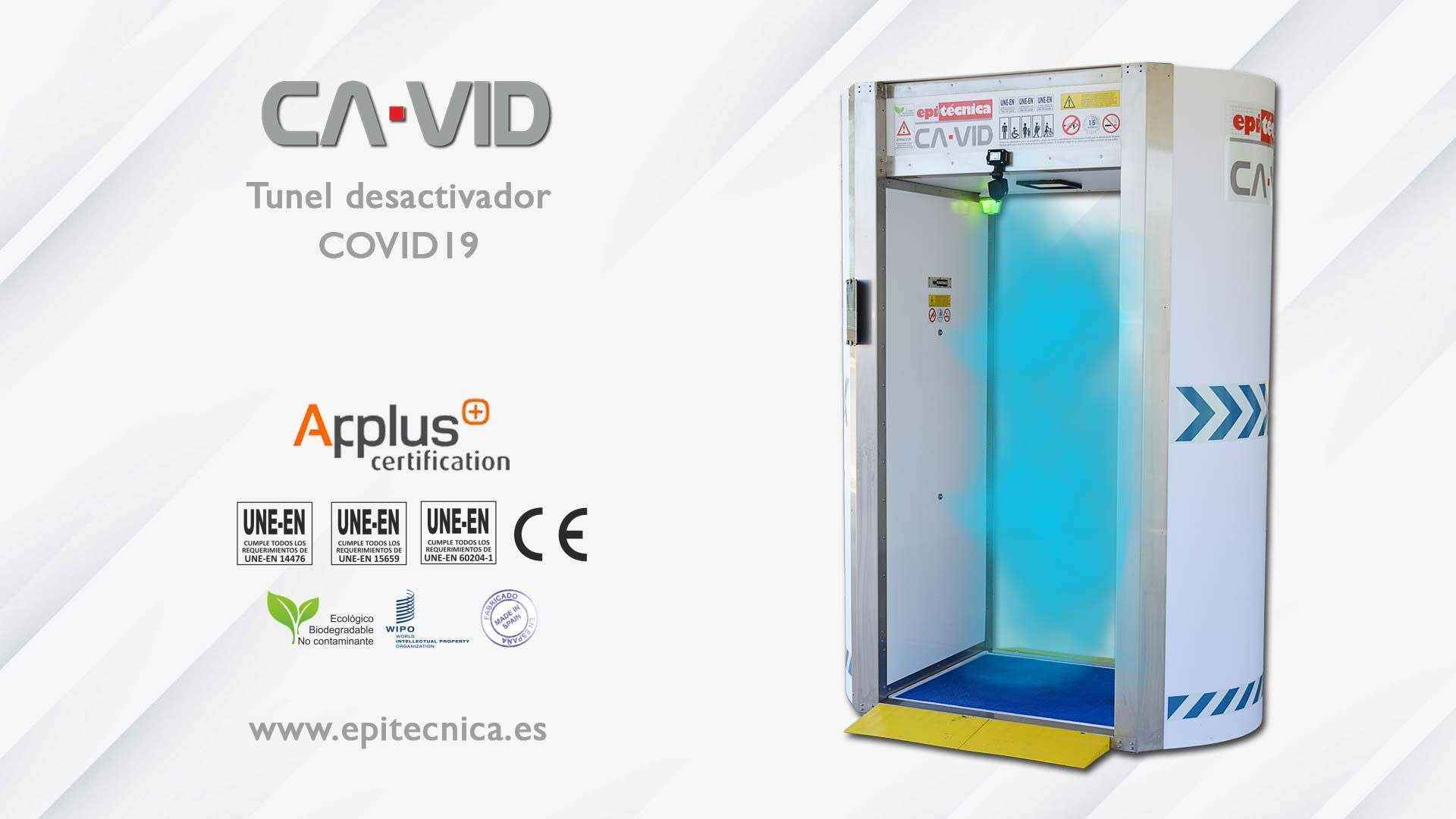 Un Túnel Desactivador COVID19 totalmente inocuo y 100% efectivo - Epitecnica Europa S.L