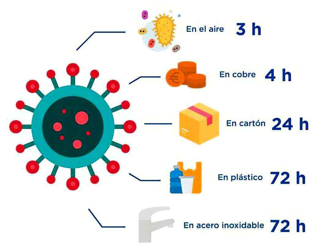 ¿Cuánto sobrevive el coronavirus Sars-Cov-2 (Covid-19) en las superficies de la Industria Alimentaria?