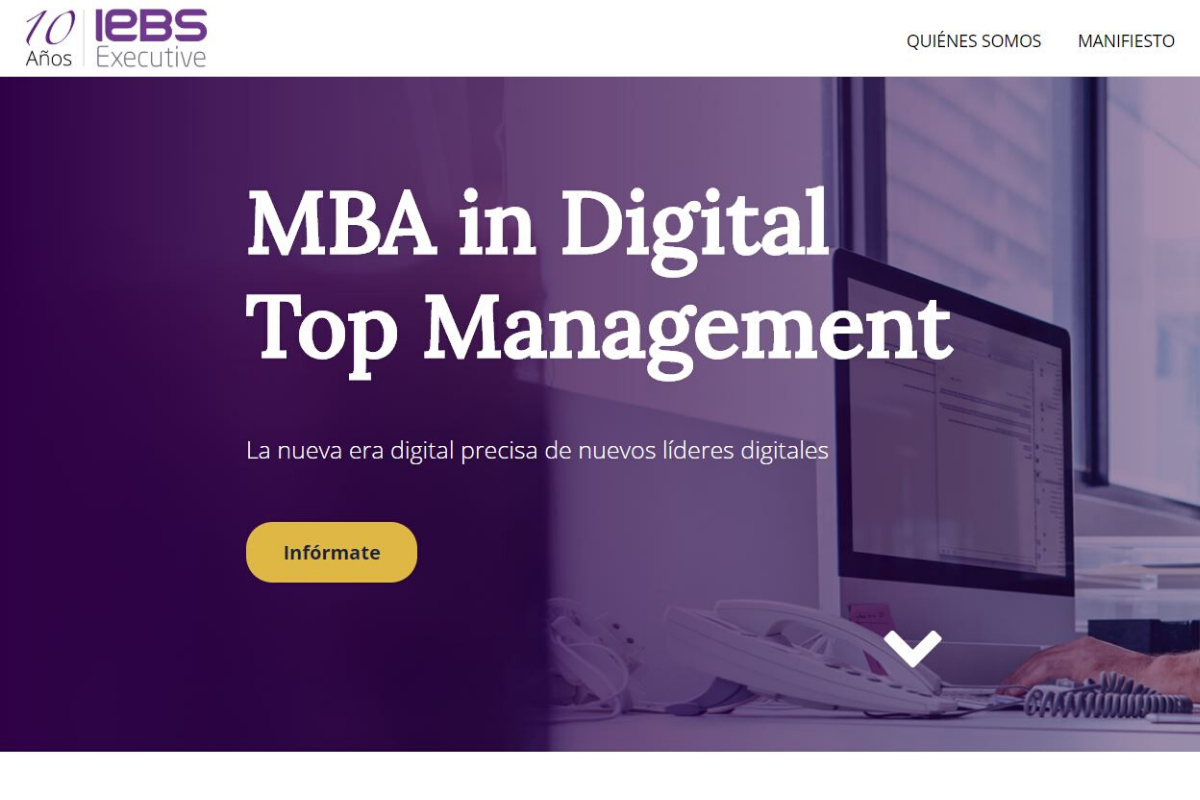 IEBS presenta una nueva línea de formación Semipresencial con un e-MBA