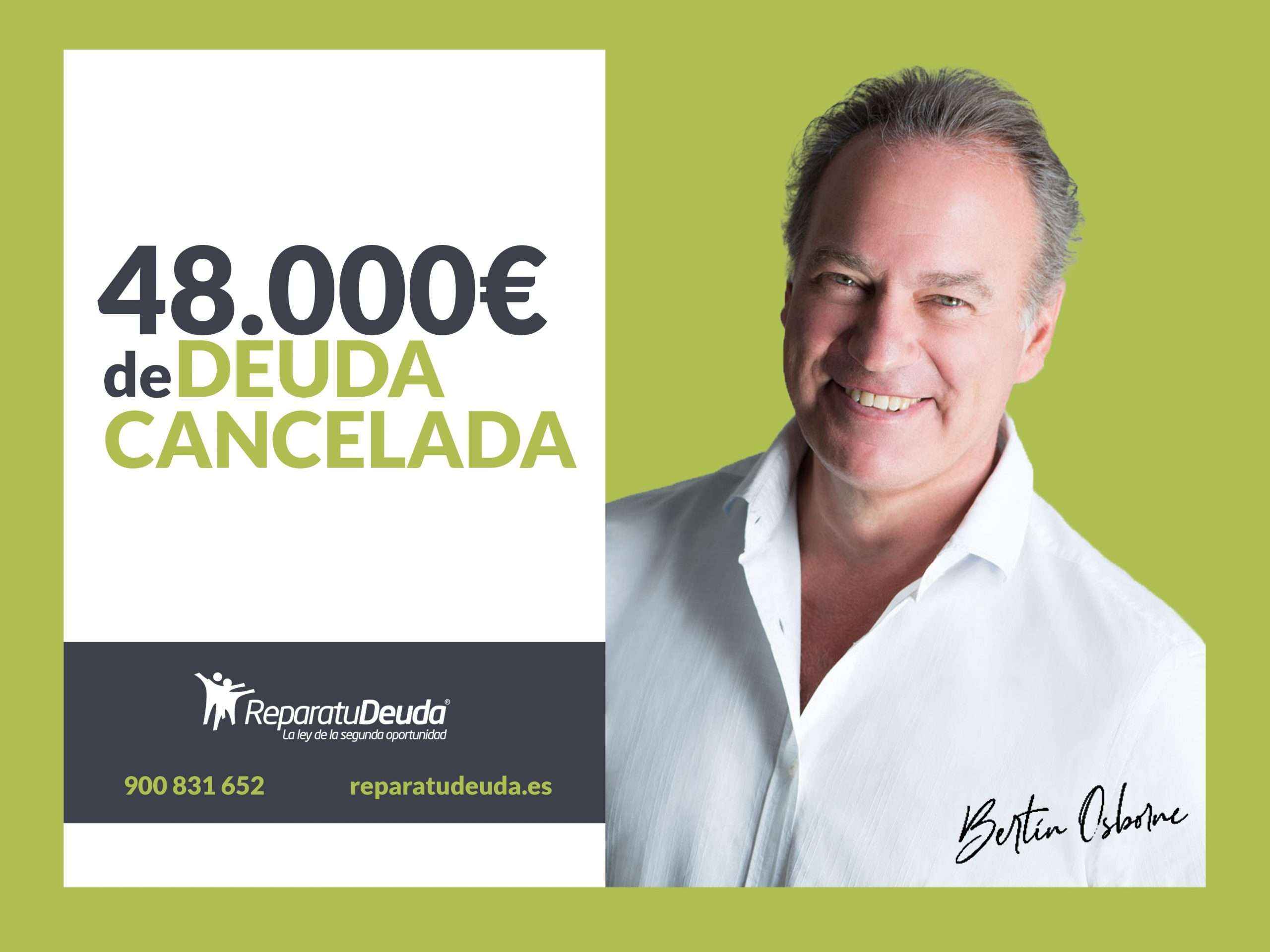 Repara tu Deuda Abogados cancela 48.000 € de deuda privada y pública con la Ley de Segunda Oportunidad