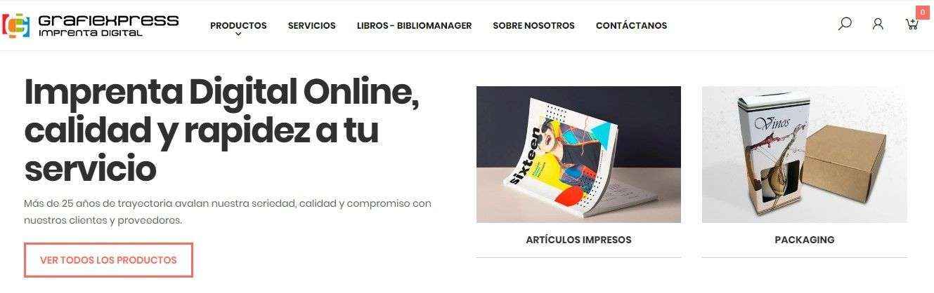 Grafiexpress estrena tienda online con el primer estándar de usabilidad UX 2020 de Canarias