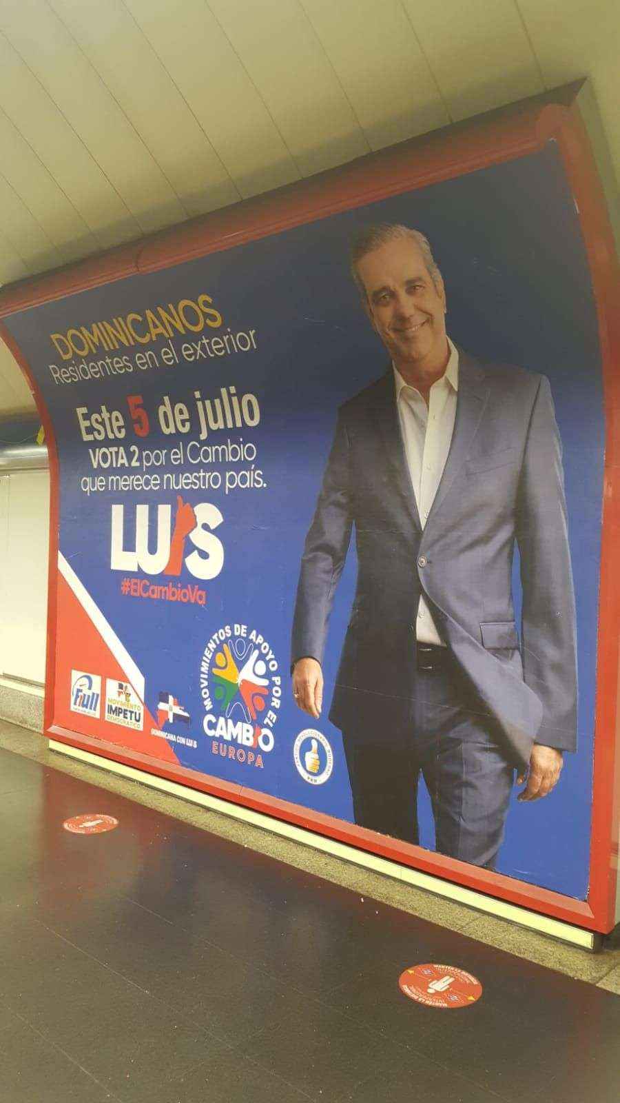 Las elecciones presidenciales de República Dominicana, en las calles de Madrid
