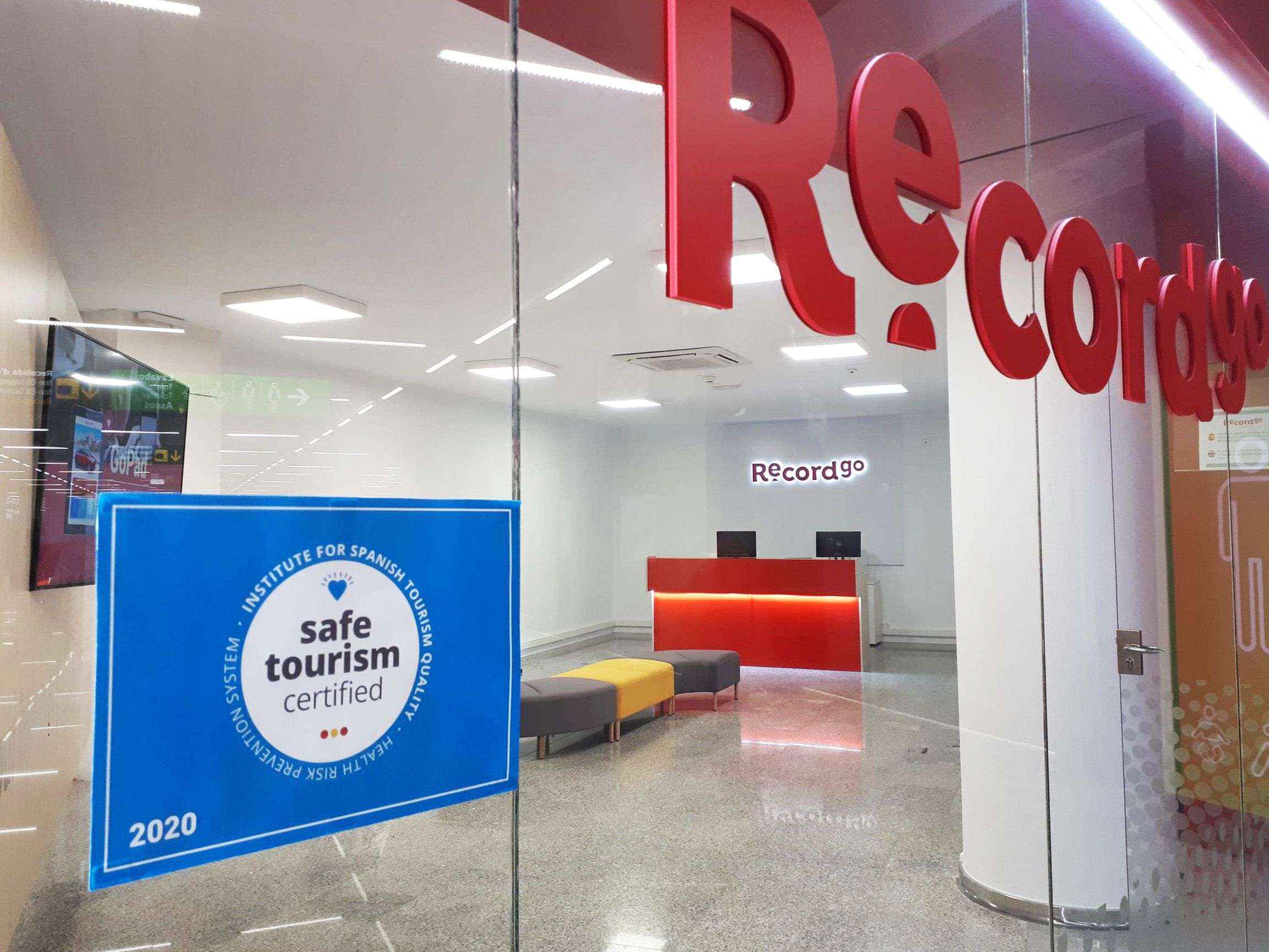 Record go obtiene el sello turístico "Safe Tourism Certified" del ICTE para todas sus delegaciones de España