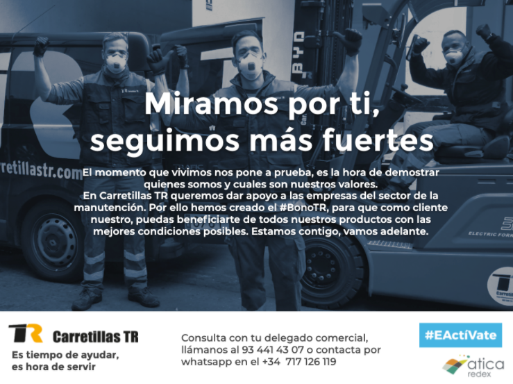 Carretillas TR lanza un bono para plantar cara a la crisis