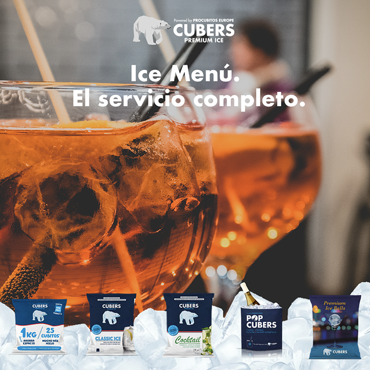 Cubers, empresa líder en su sector, crea el Ice Menú, la primera carta de hielo con 5 variedades premium