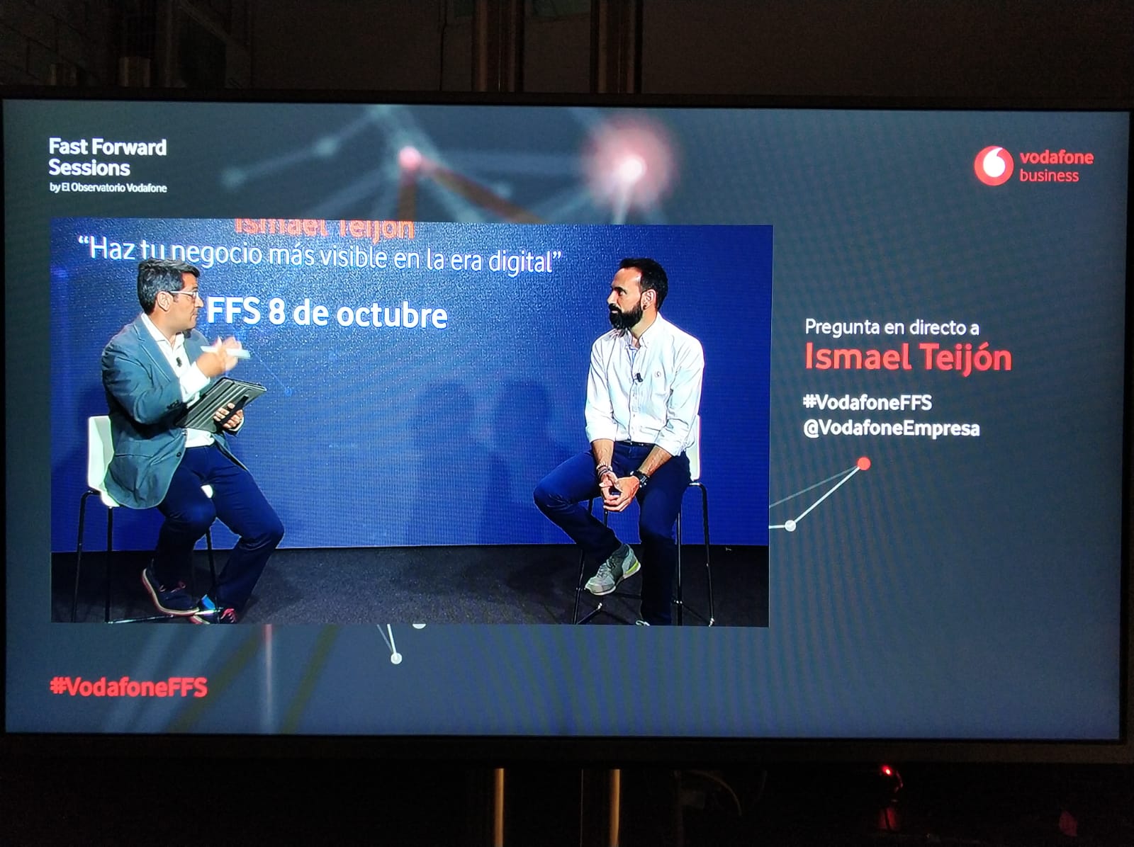 Vodafone retoma las "Fast Forward Sessions" y anima a las empresas locales a digitalizar sus negocios