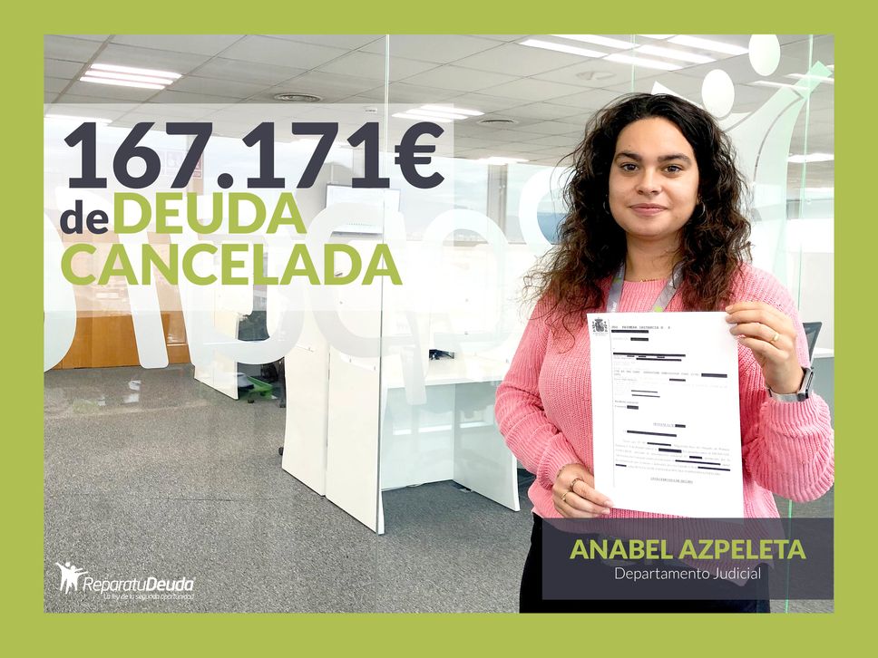Repara tu Deuda abogados cancela 167.171,24 euros de deuda en Barcelona con la Ley de Segunda Oportunidad