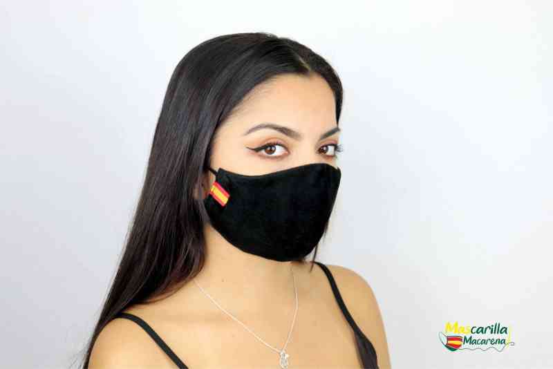 Mascarilla terciopelo reutilizable y eficaz