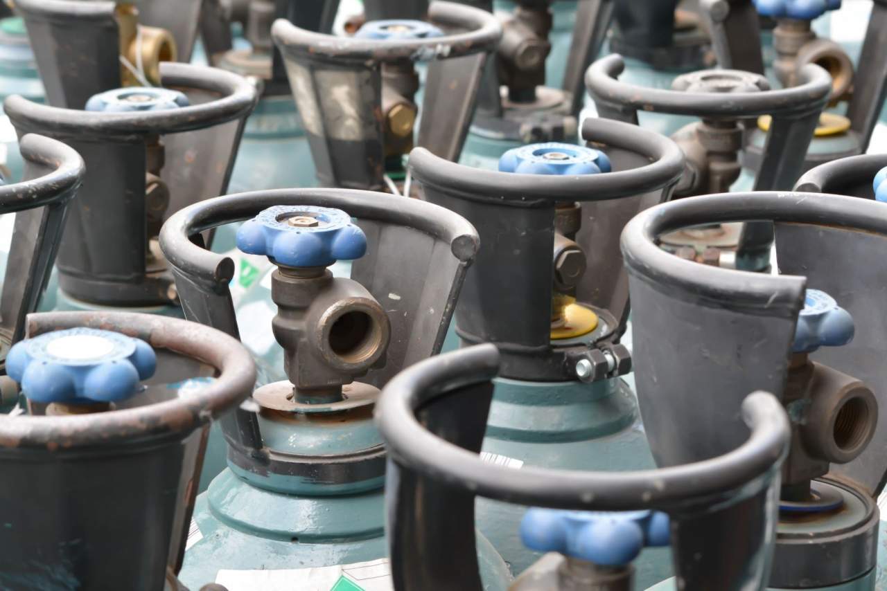 Botella de argón de Bidasogaz para soldadura TIG