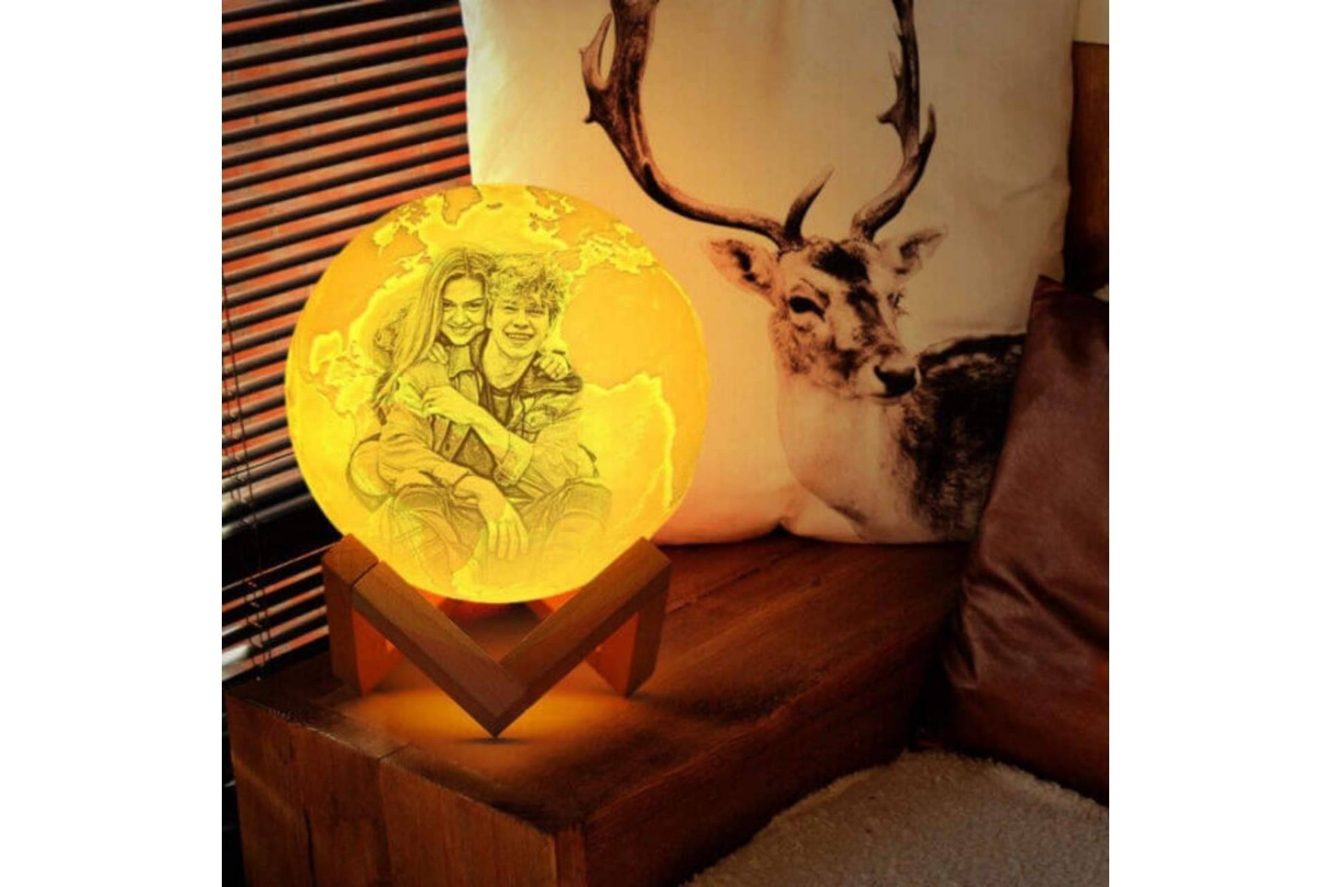 Lámpara Personalizada ofrece la lámpara de luna para decorar el hogar