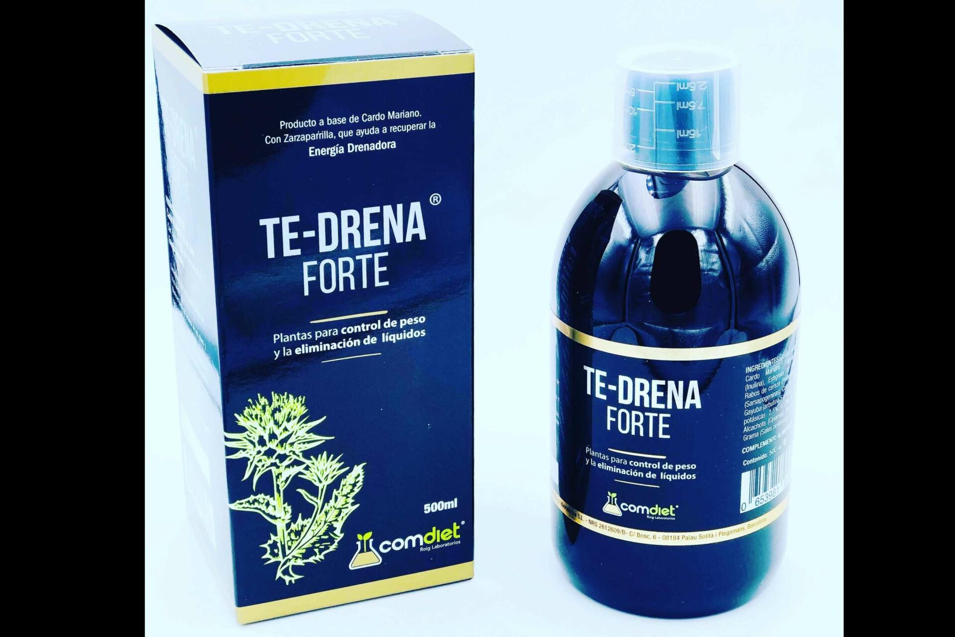 El suplemento natural Te-Drena Forte de Comdiet ayuda a limpiar el hígado y el riñón