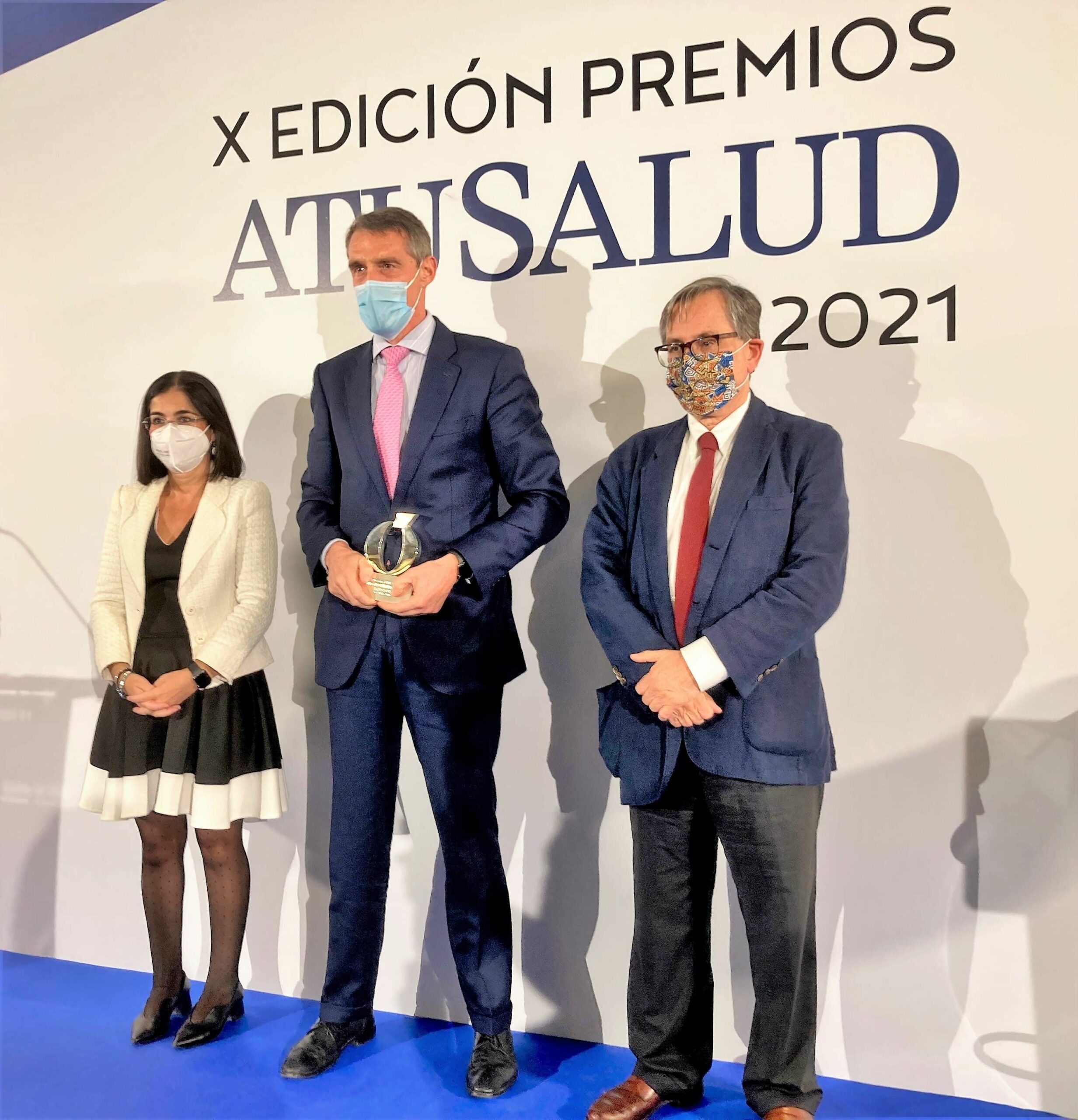 Juan Antonio Álvaro de la Parra recoge el Premio Especial A Tu Salud por la "Gestión de la pandemia"