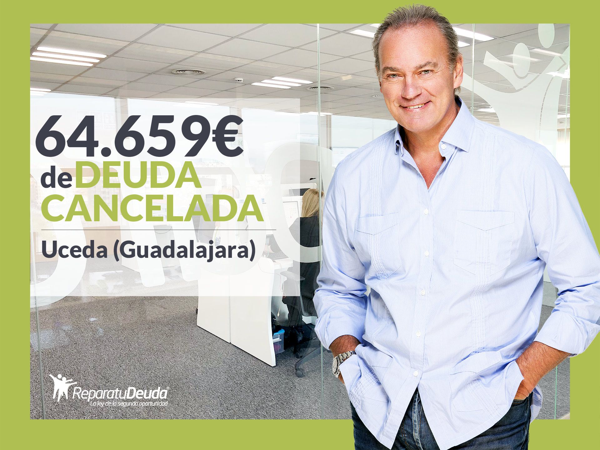 Repara tu Deuda Abogados cancela 64.659€ en Uceda (Guadalajara) con la Ley de Segunda Oportunidad