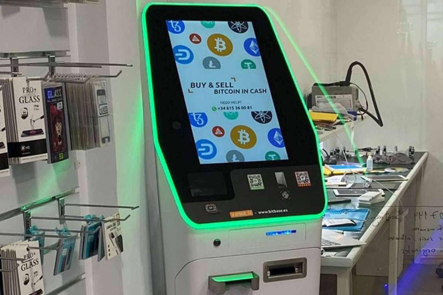Reparación iPhone Sevilla cuenta con un cajero Bitcoin en Sevilla