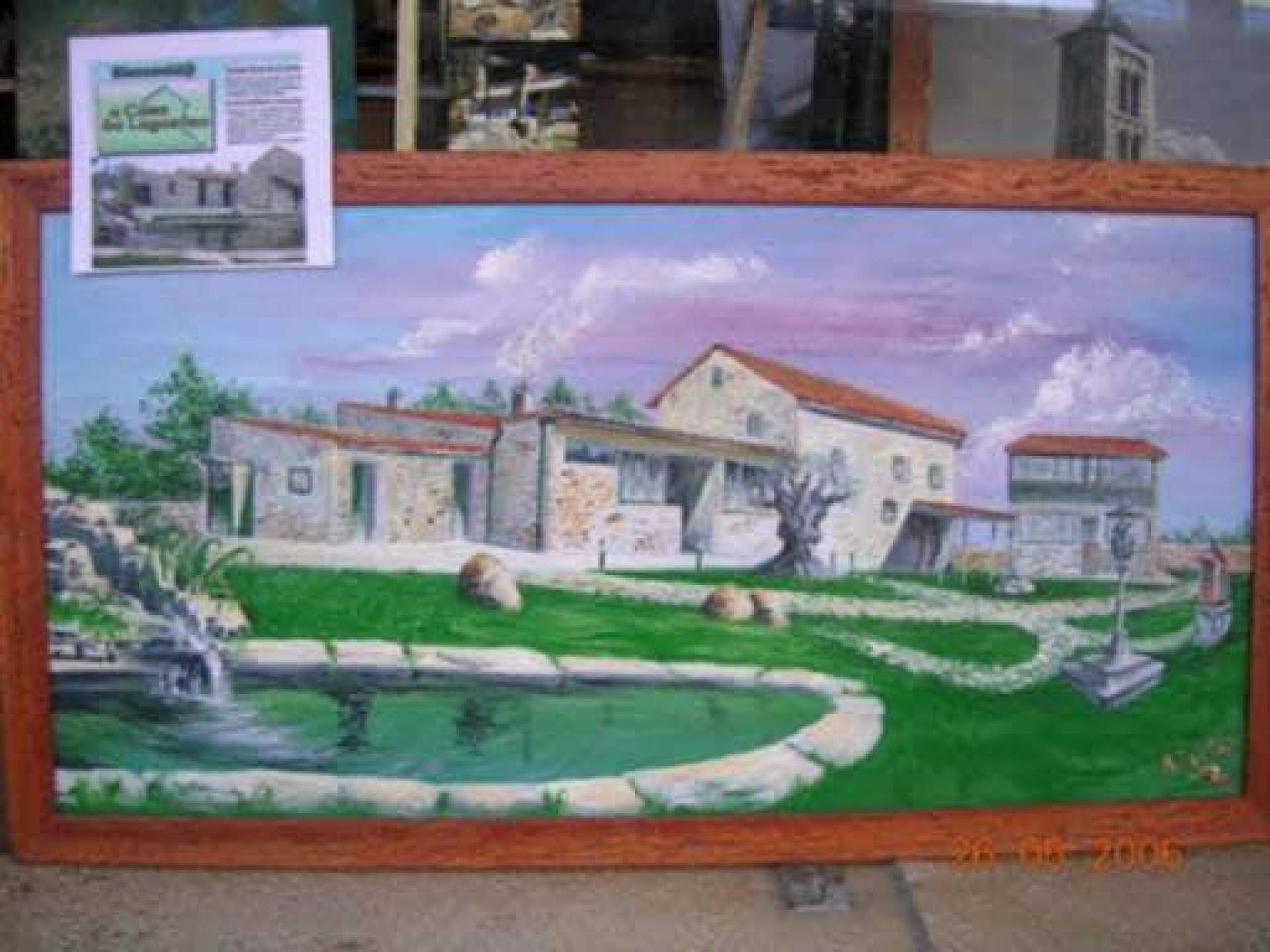 El artista Miguel Estaña vende sus obras y ofrece un taller en braille en su página web El Pintor de Internet