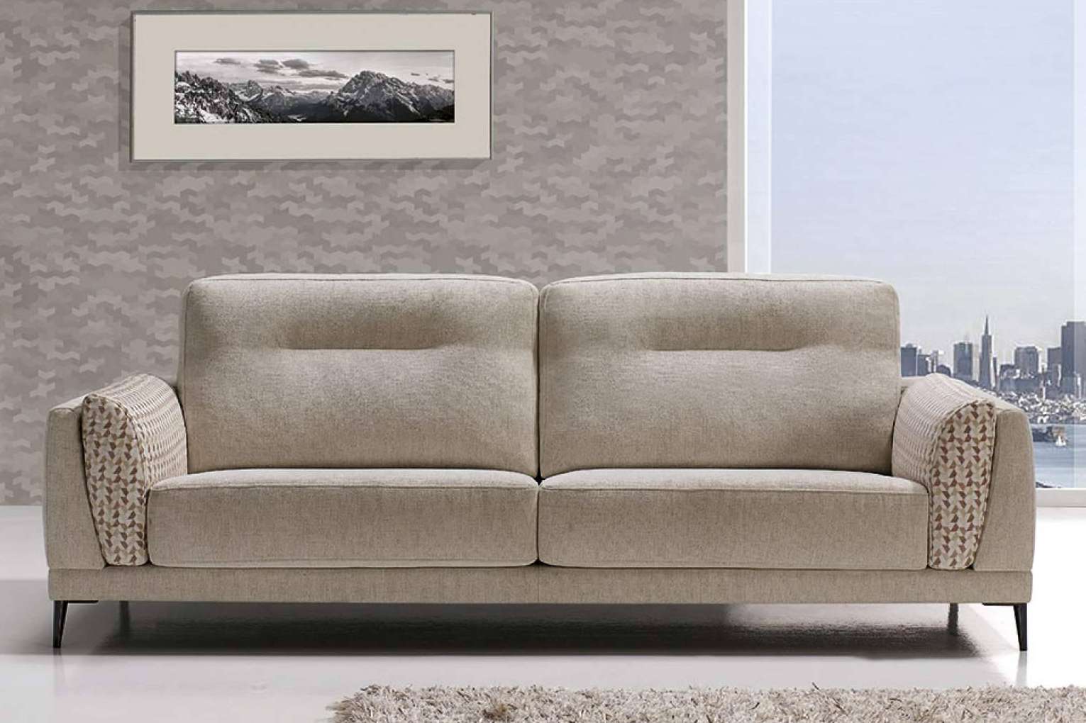 Lo nuevo en tapicería en España por Muebles Industria, sofás a medida y sofás con puf integrado