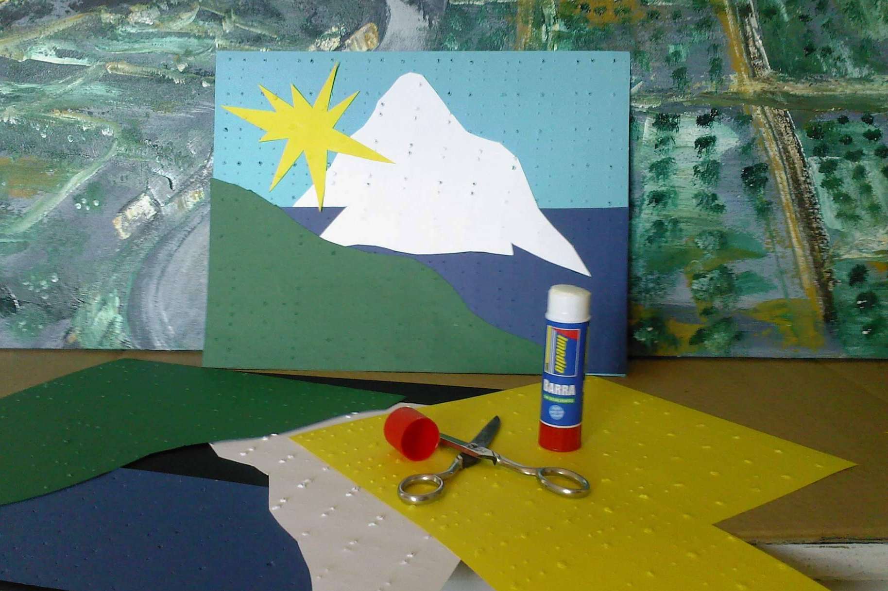 Talleres de collage en braille para personas invidentes de la mano de El Pintor de Internet