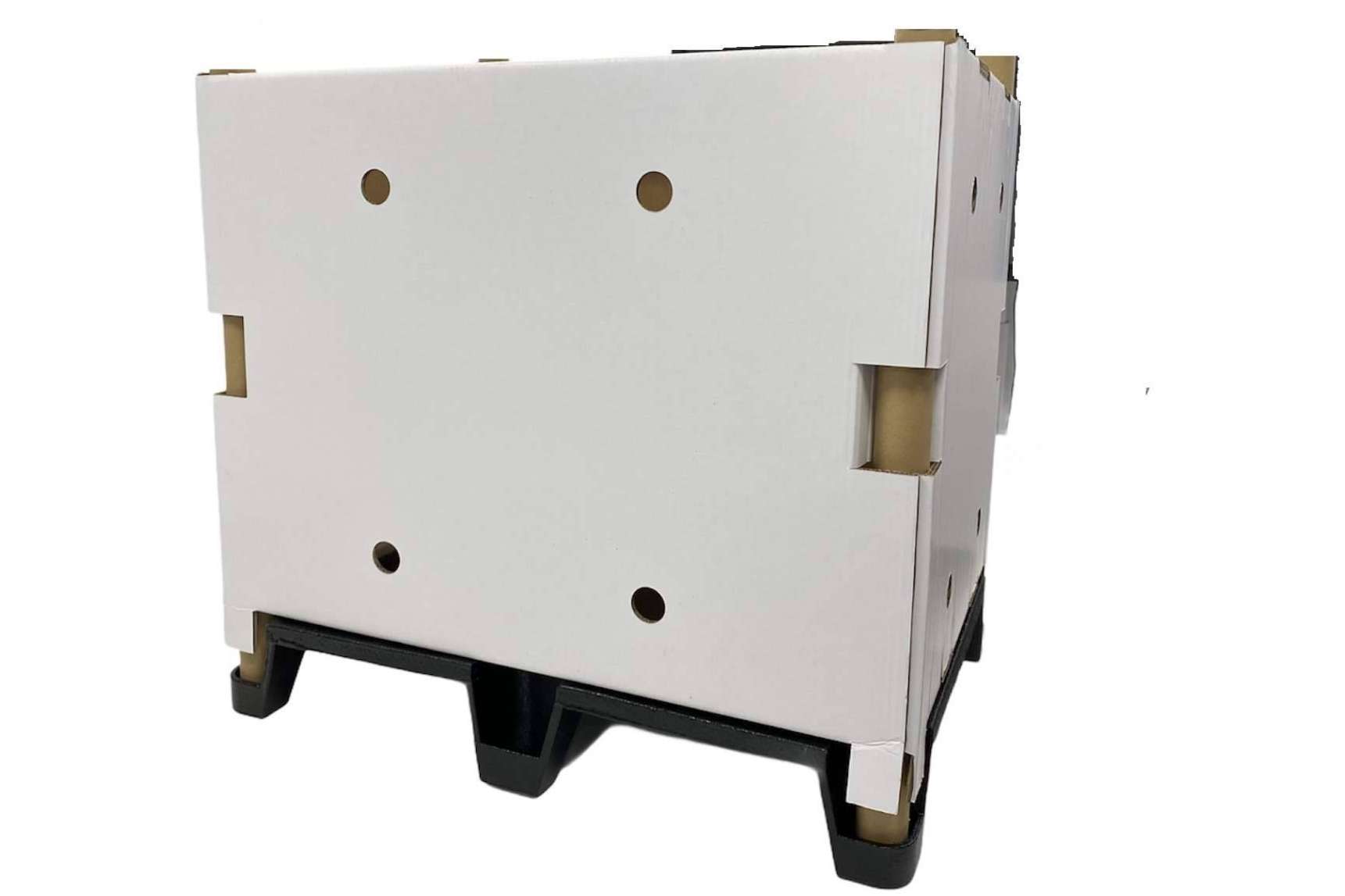 El Box Palet 600x800 mm de Inka Palet permite exponer o trasladar mercancía con máxima eficiencia