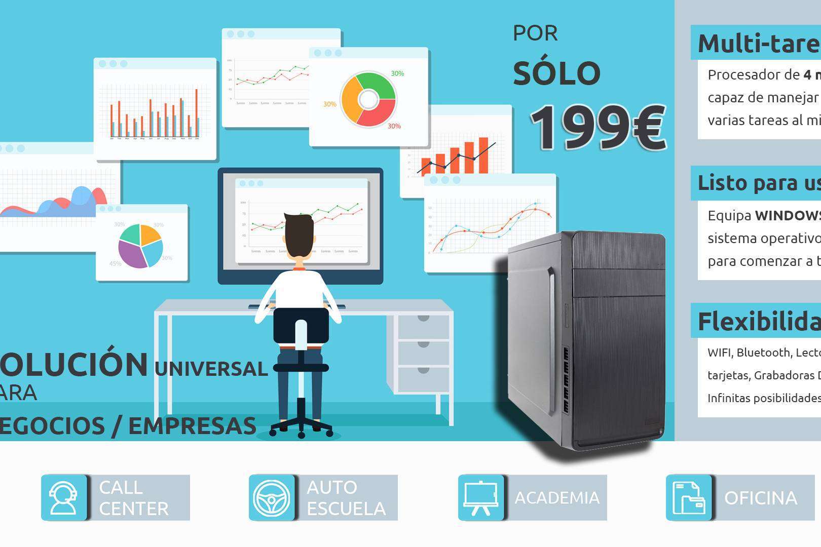Encontrar componentes para el ordenador con unos de los mejores precios de la mano de PC Gangas