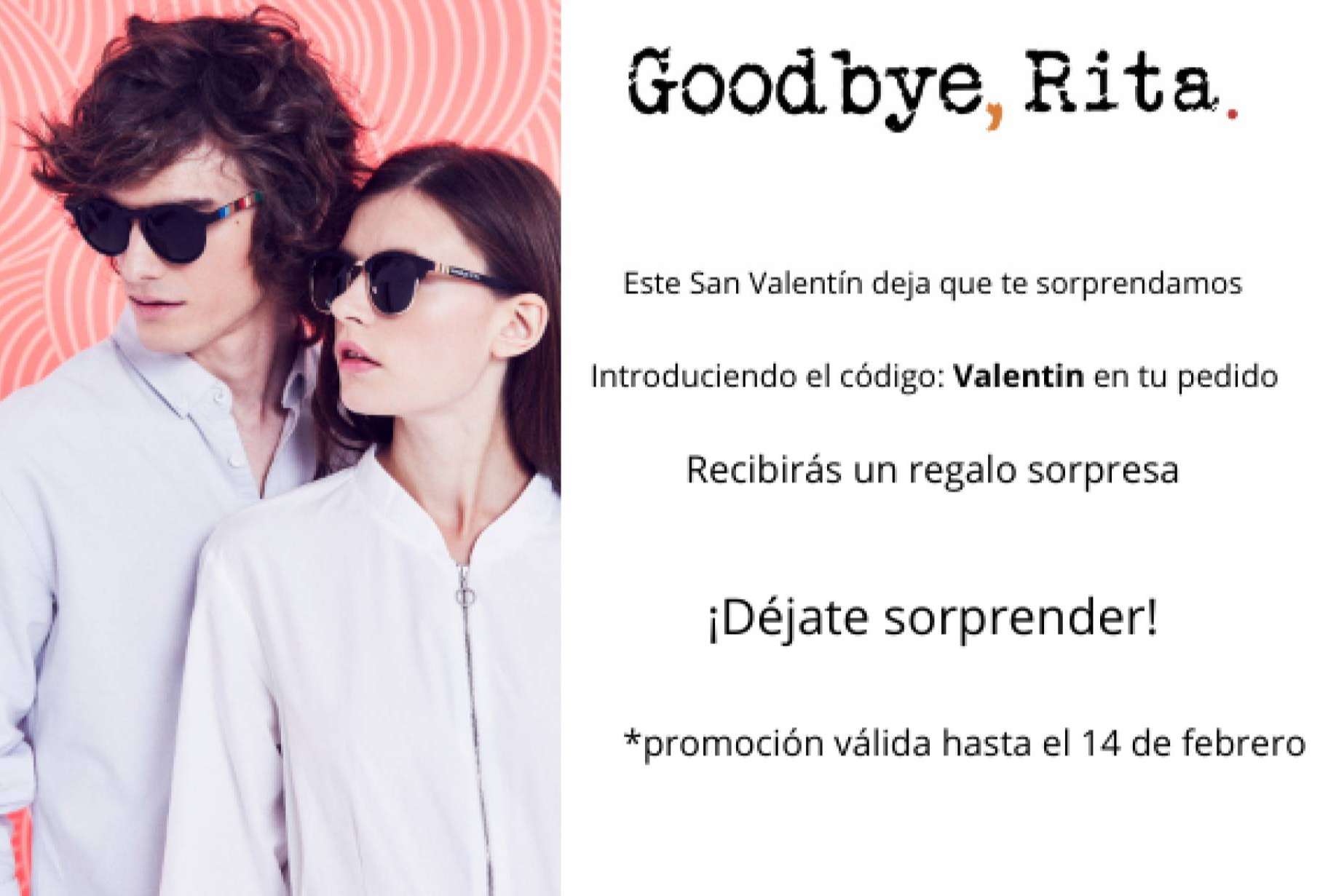 La nueva línea de gafas de sol de Goodbye, Rita es ideal para sorprender a la pareja en San Valentín