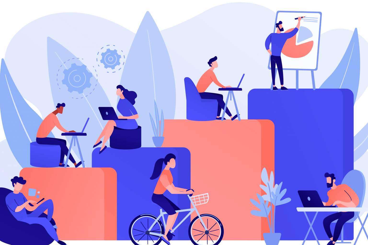 El coworking permite aumentar la productividad