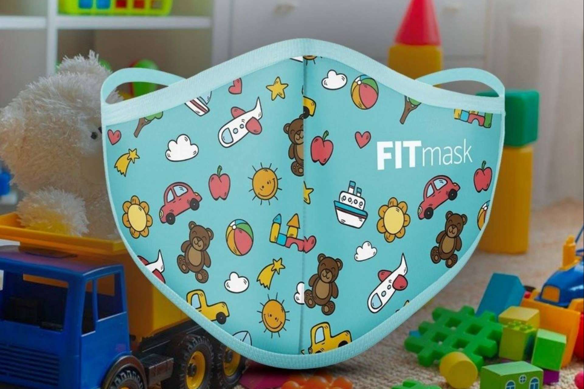 Lo último en modelos FITmask, las mascarillas para niños reutilizables