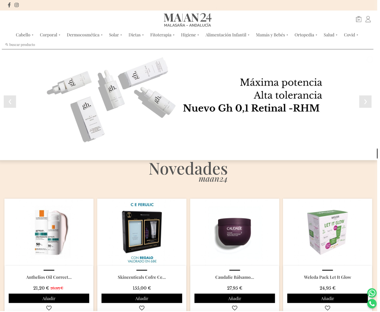 Nace MAAN24.es, el e-commerce de productos cosméticos rigurosamente seleccionados por farmacéuticos