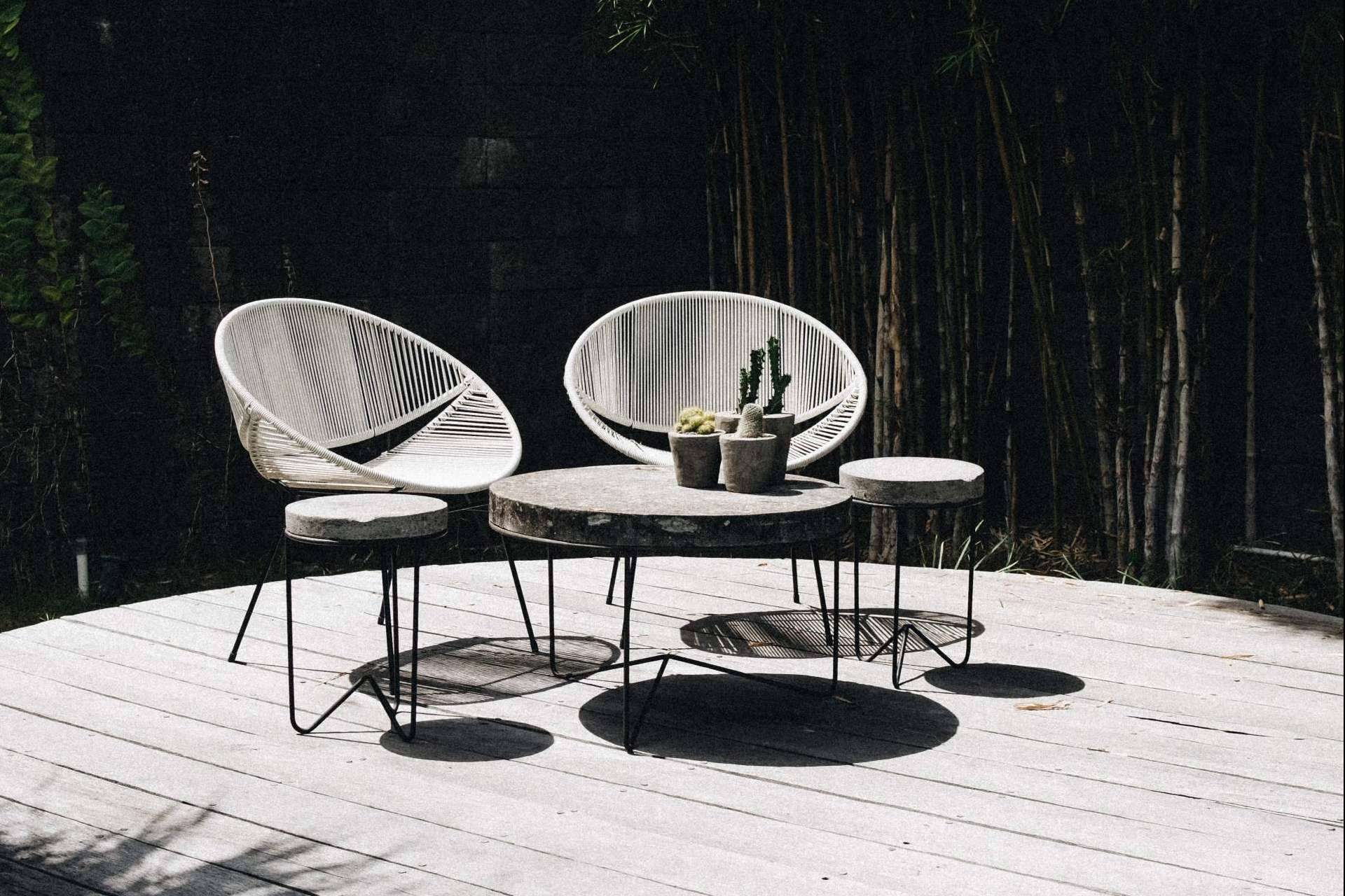 Con los muebles de jardín de Buychester se pueden crear ambientes exteriores cómodos y modernos