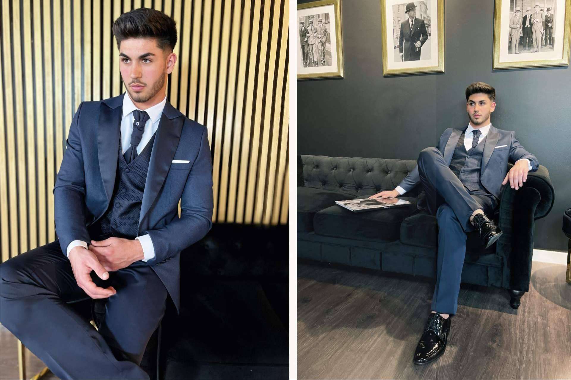 El Atelier de Bodas ofrece trajes de novio para todos los estilos