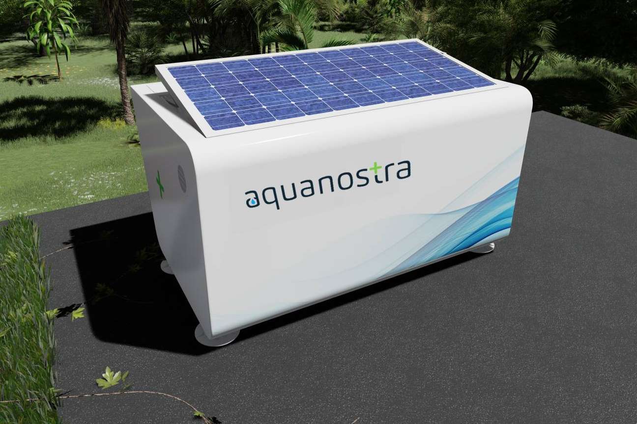 Colector de agua Aquanostra, la solución ante el desabastecimiento de agua