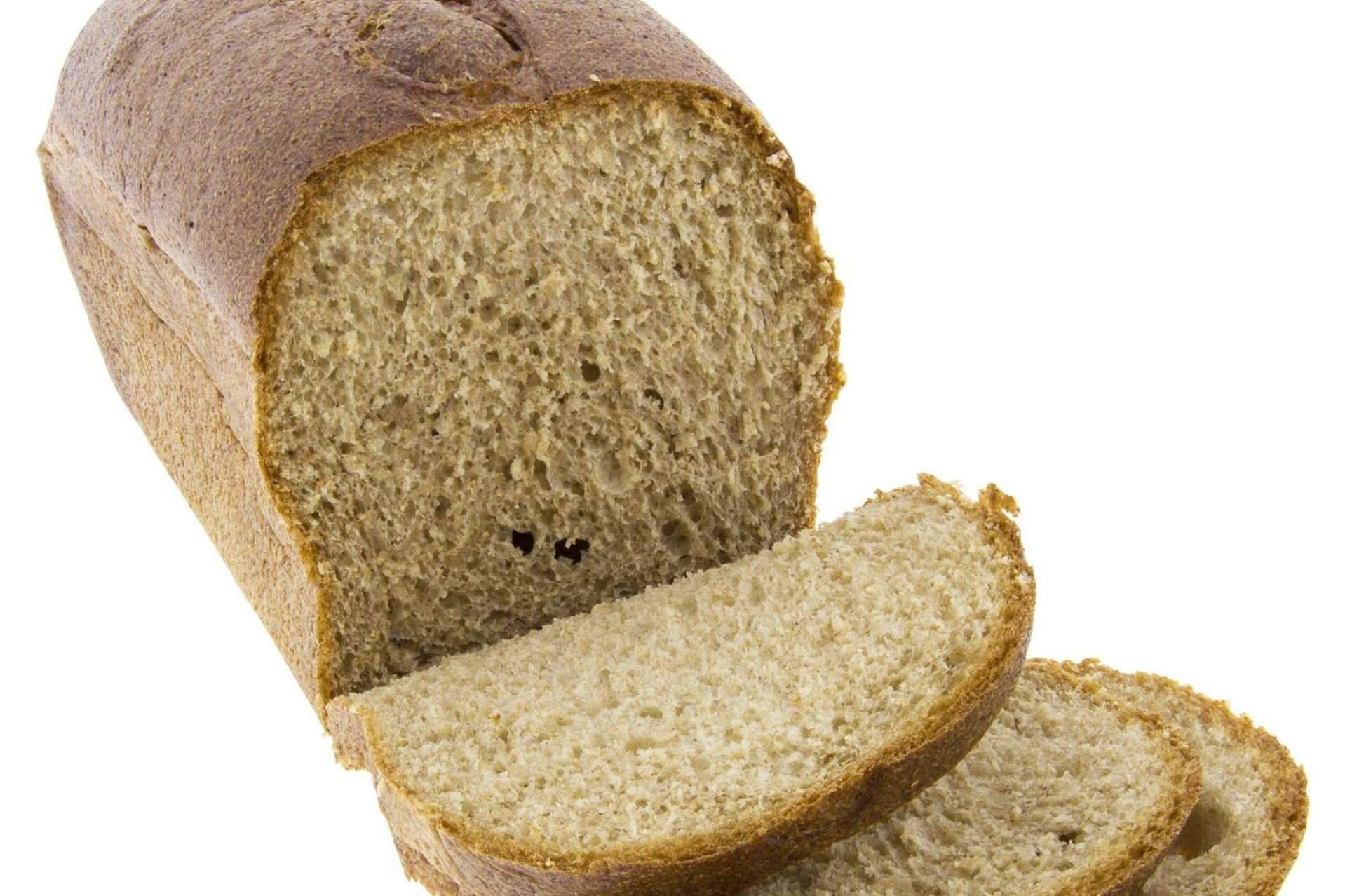 Pan de centeno sin sal, elaborado con harina integral y masa madre, en la marca Biopanadería