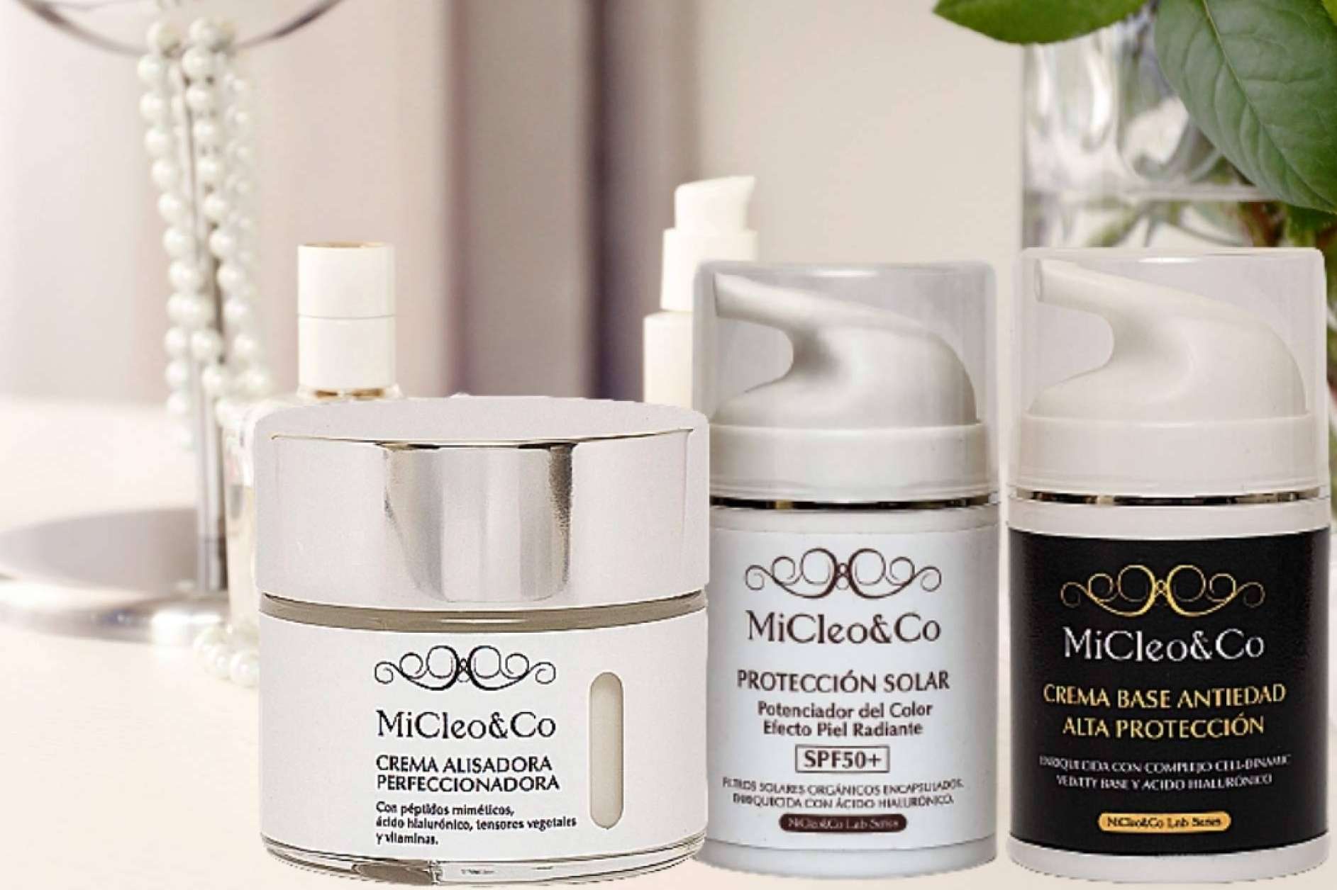 Alta cosmética para transformar la piel en casa, Rutinas faciales MiCleo&Co