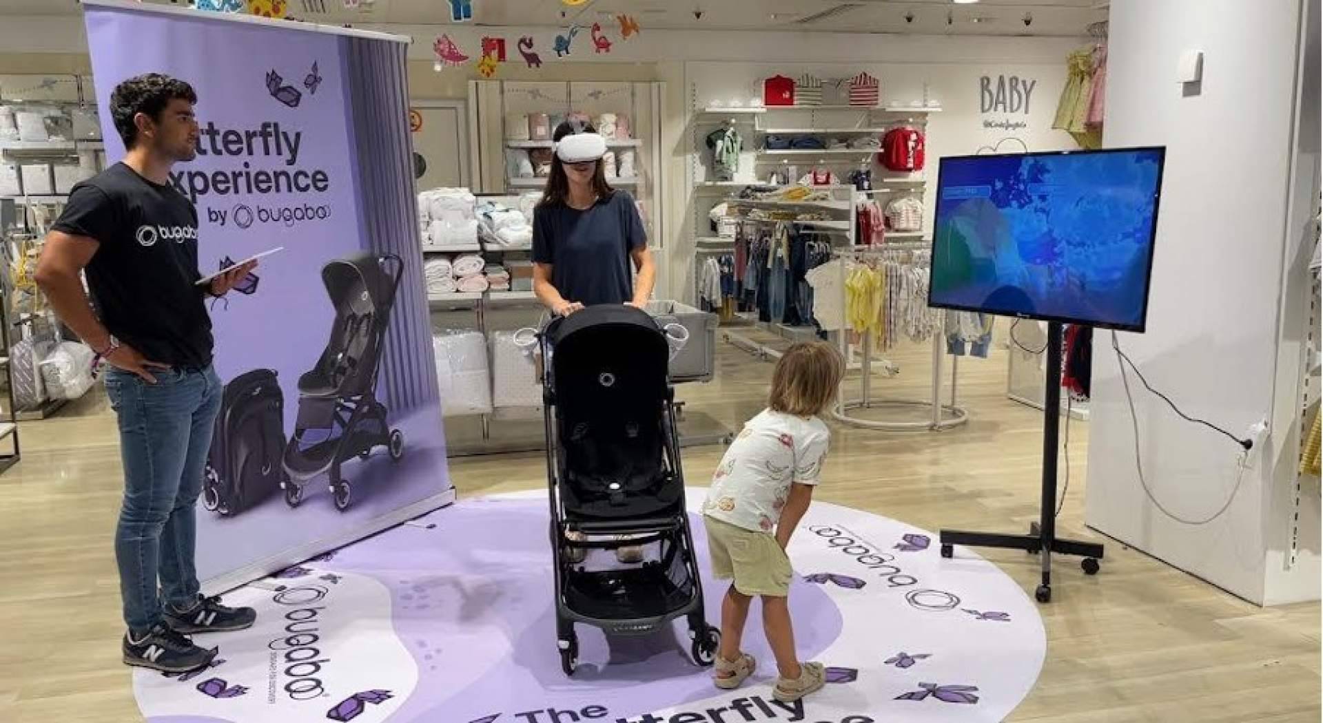 Pixel Dreams desarrolla una aplicación de Realidad Virtual para la Activación de 'Bugaboo Butterfly', un juego de habilidad en el Punto de Venta