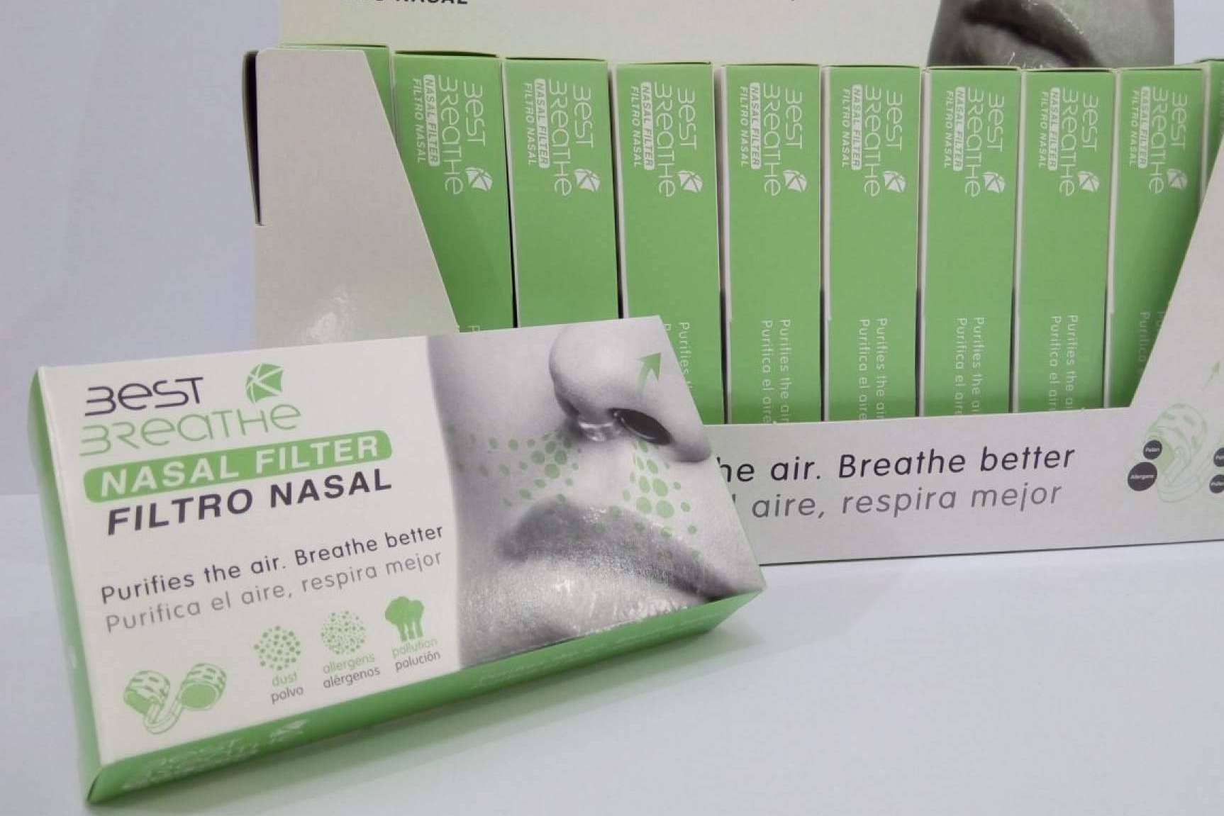 El filtro nasal Best Breathe para respirar aire puro