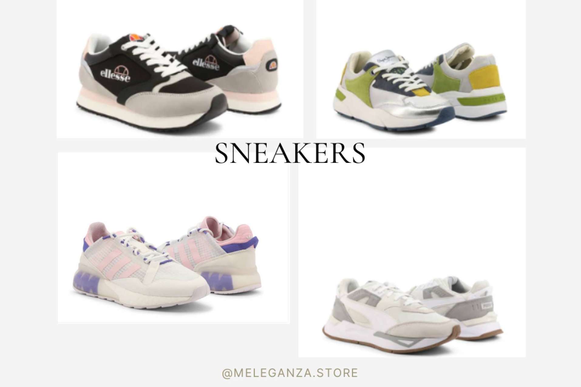 Sneakers para seguir las últimas tendencias, con Meleganza
