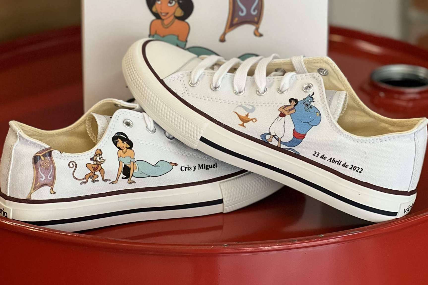 Las zapatillas personalizadas de AMM Aerografía