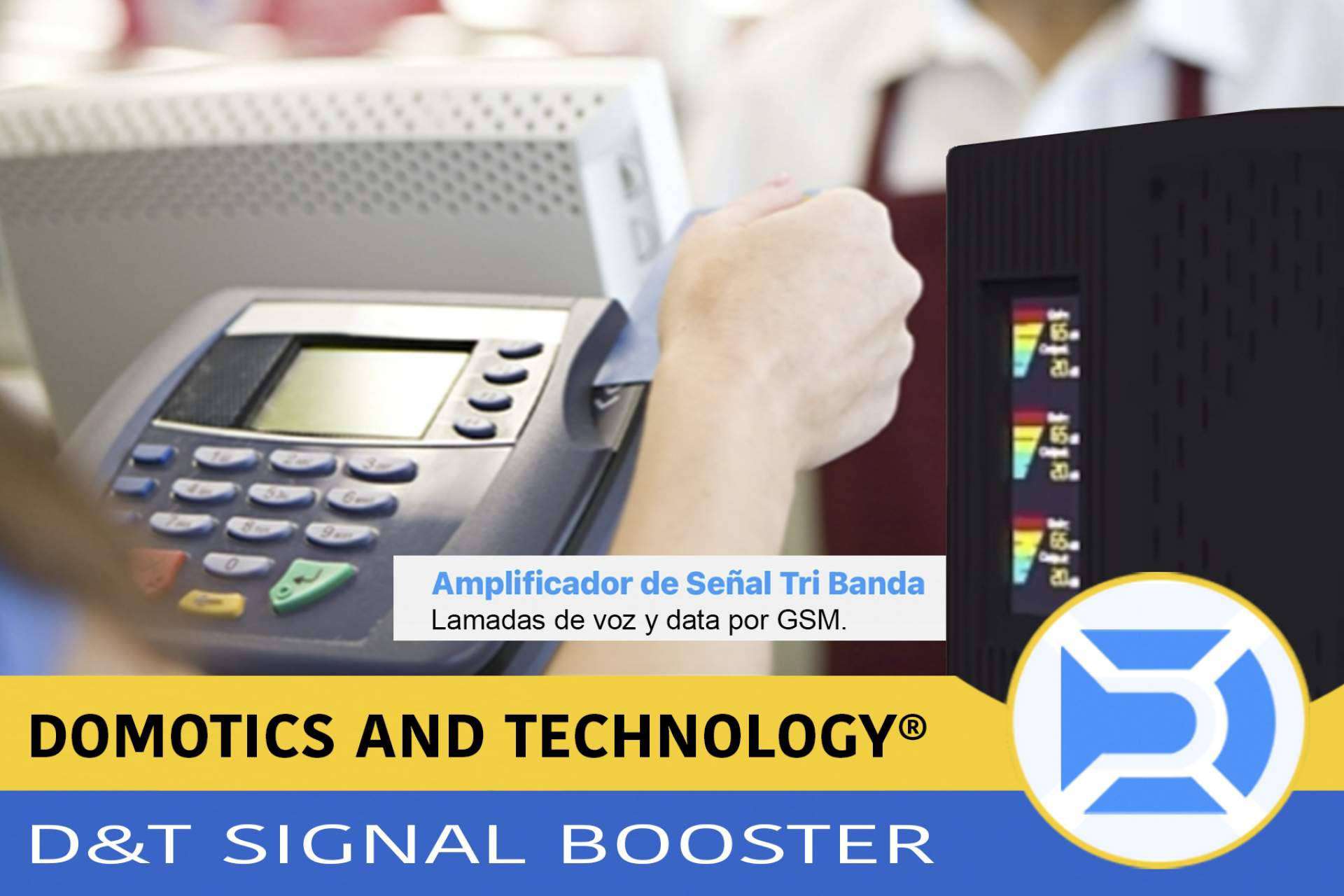 ¿Cuáles son los beneficios de adquirir un amplificador de señal D&T Signal Booster de Domotics and Technology para los hogares y empresas?