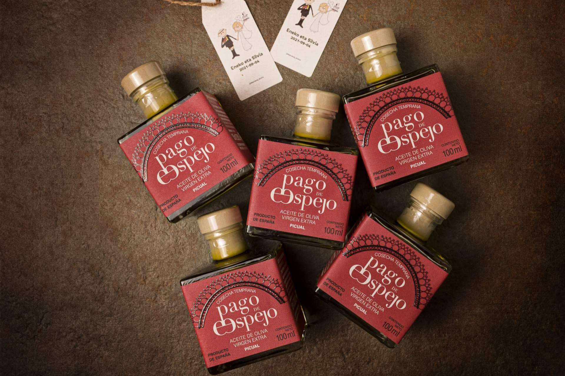 Aceite de oliva virgen extra de Jaén en un nuevo formato 100 ml para eventos, de la mano de Pago de Espejo